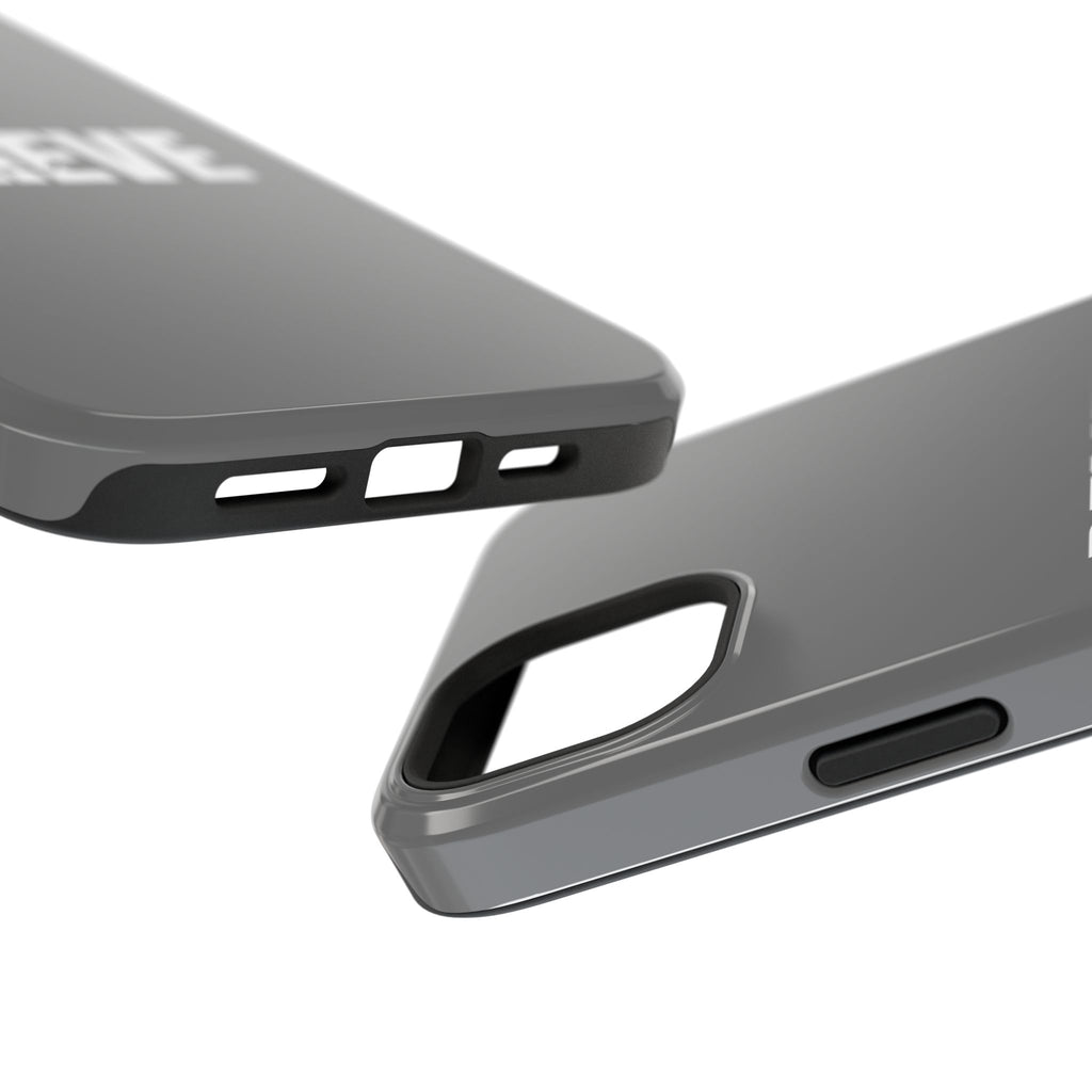 Phone Case — GREY "BELIEVE" Impact-Resistant Protective Cover