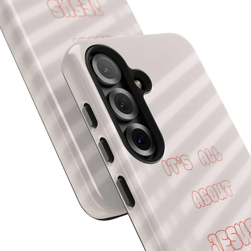 Tough Phone Case — "It's All About Jesus" Minimalist Christian Phone Cover