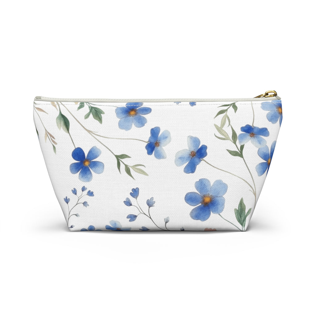 Floral 'God is Within Her' Accessory Pouch