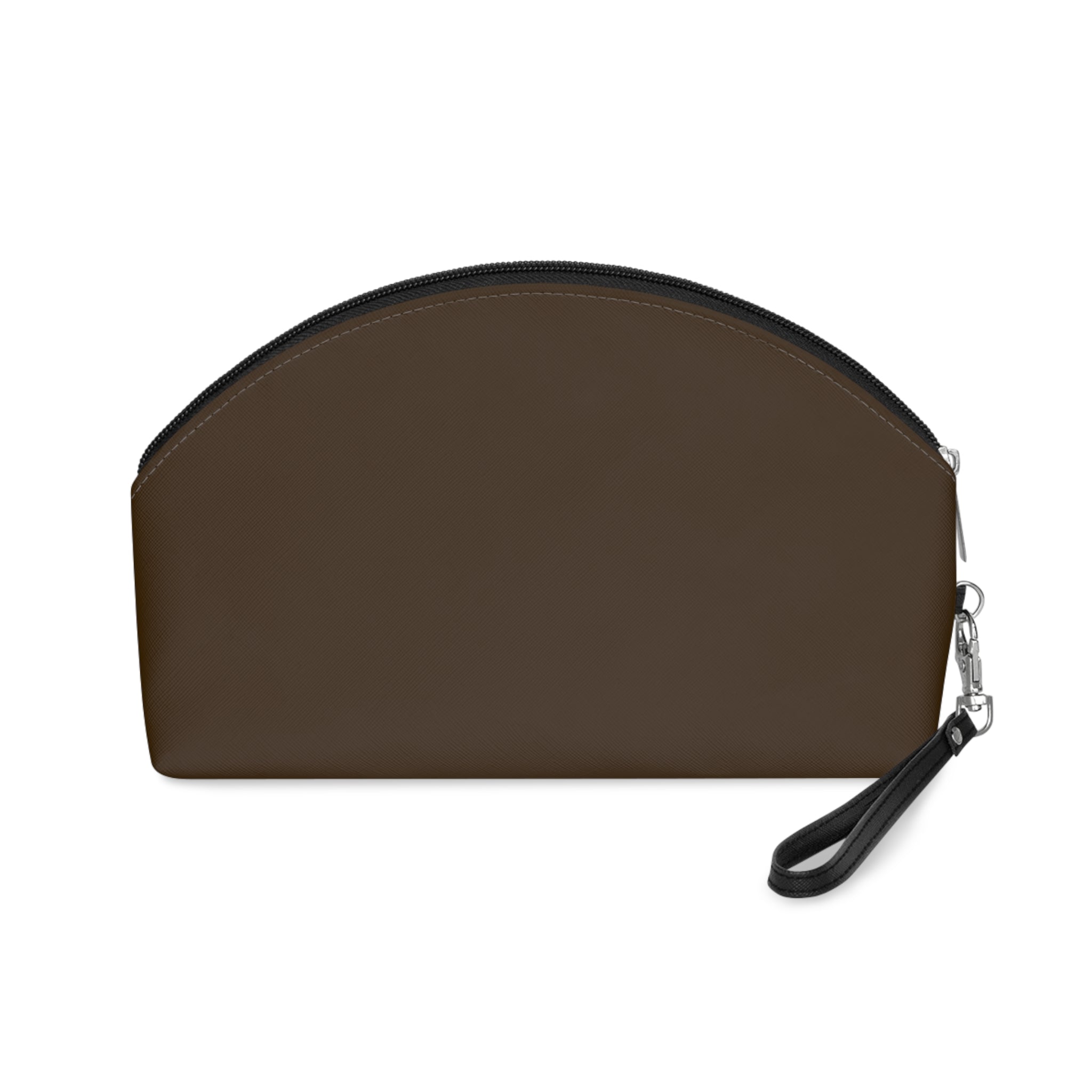 Makeup Bag — "Made in the Image of God" Brown & Pink Cosmetic Pouch