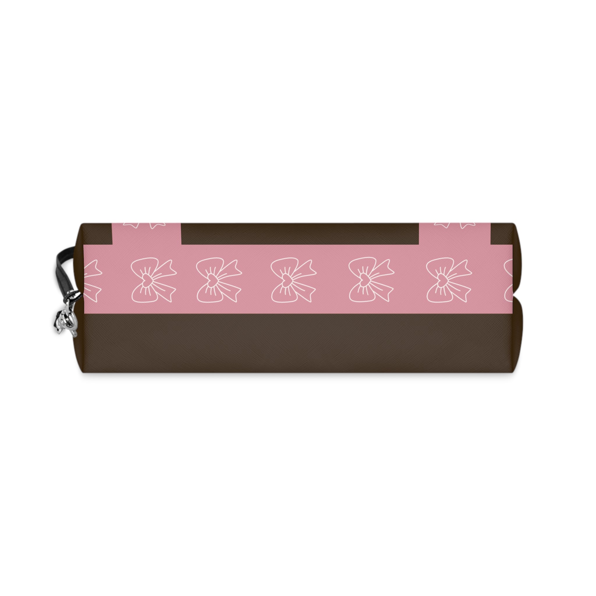 Makeup Bag — "Made in the Image of God" Brown & Pink Cosmetic Pouch