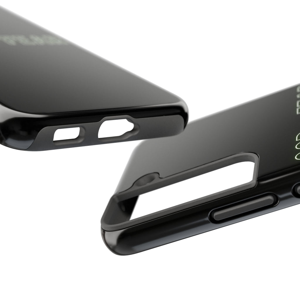 God > Fear Tough Phone Case — Neon Faith Protective iPhone Cover