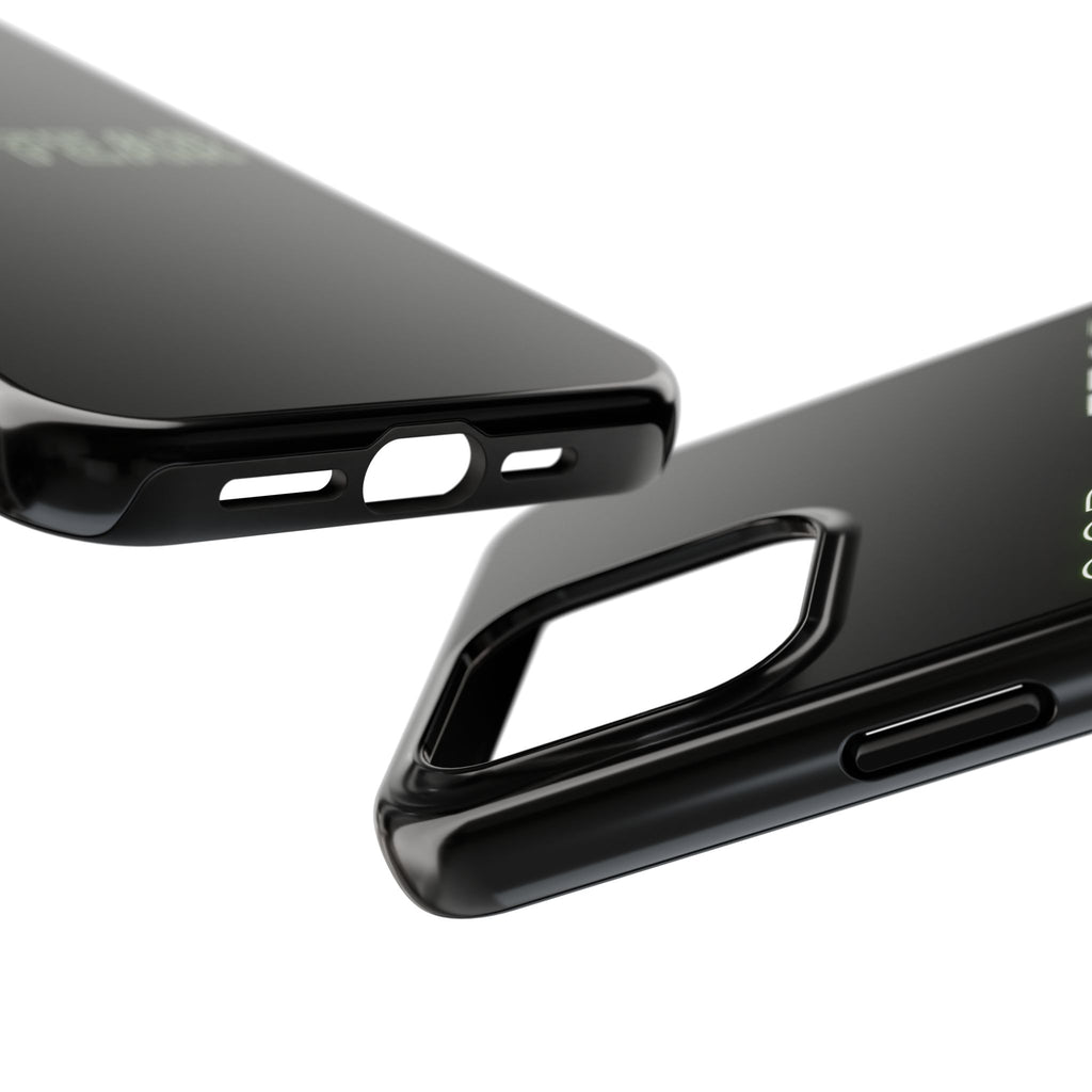 God > Fear Tough Phone Case — Neon Faith Protective iPhone Cover