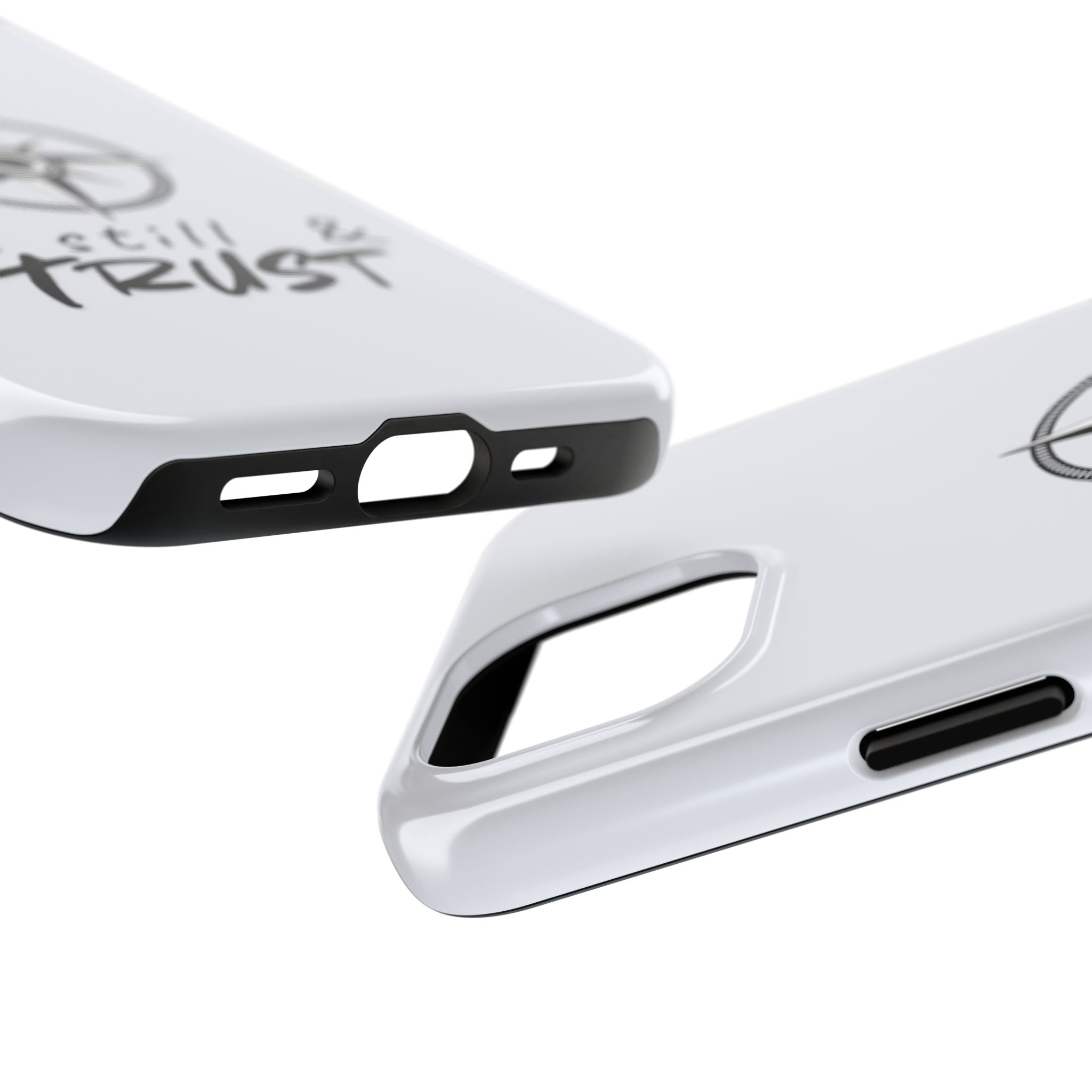 Be Still & Trust Compass Phone Case — Christian Inspirational Tough Phone Case