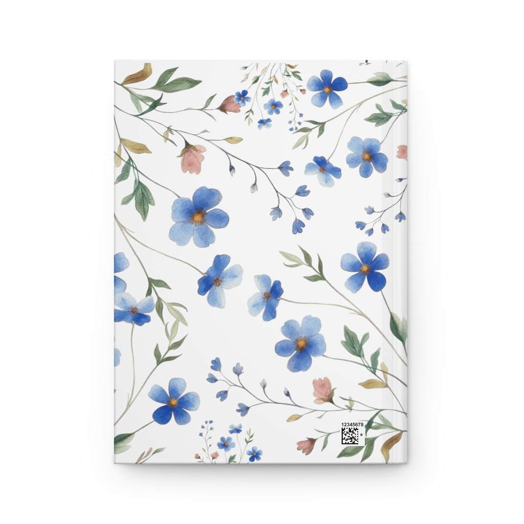 Floral Psalms Hardcover Journal — "God is Within Her" Inspirational Notebook