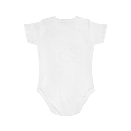 Baby Bodysuit — "Loved by God" Heart Floral Christian Infant Onesie