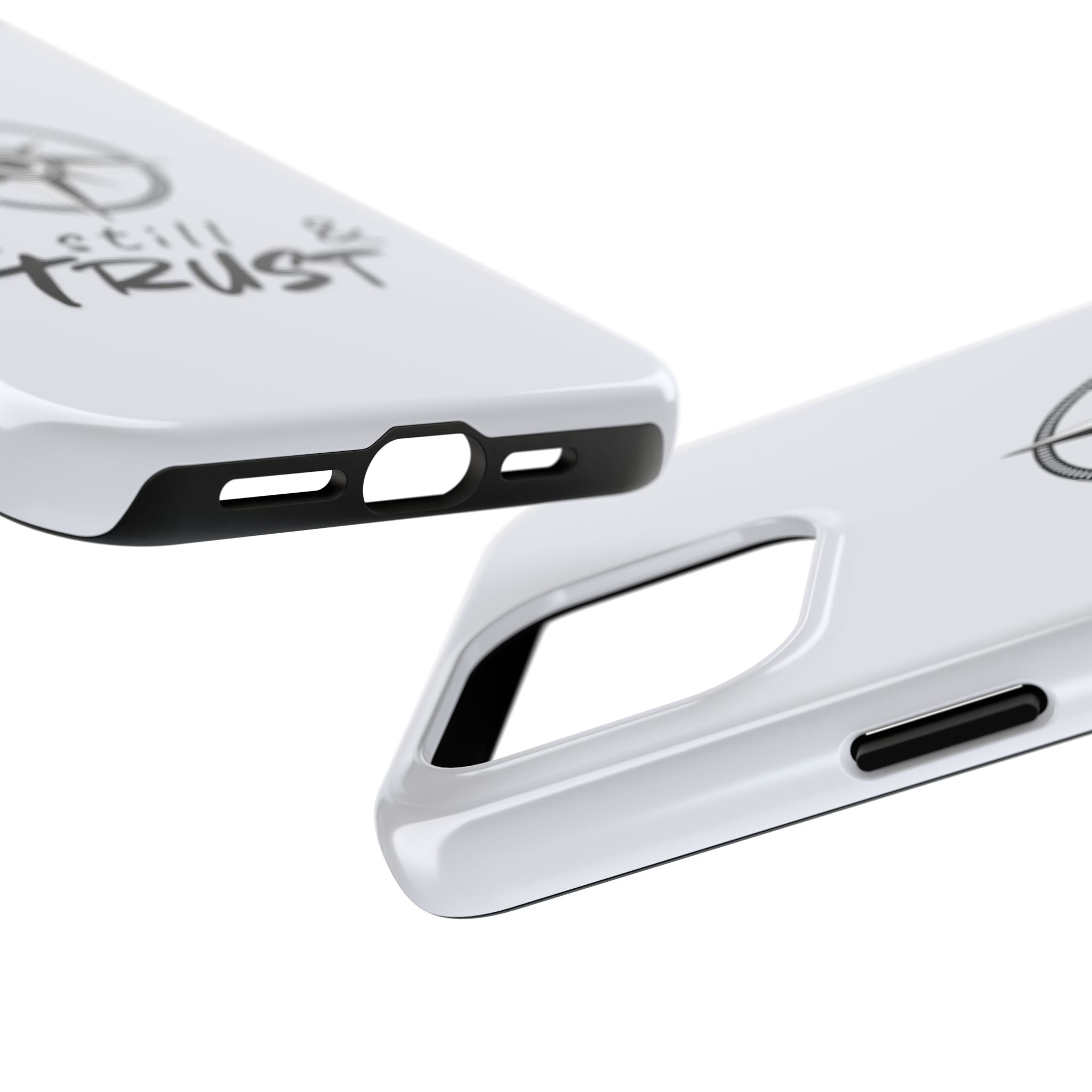 Be Still & Trust Compass Phone Case — Christian Inspirational Tough Phone Case