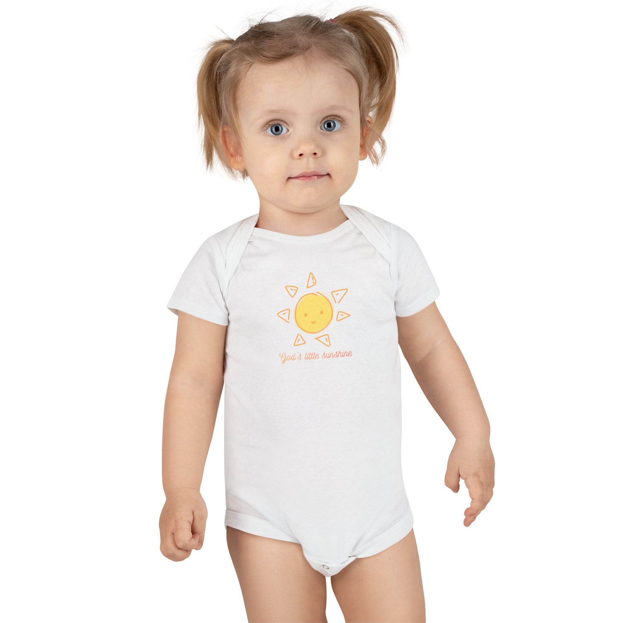 Baby Bodysuit – Cute Sun "You're a Little Sunshine" Organic Onesie