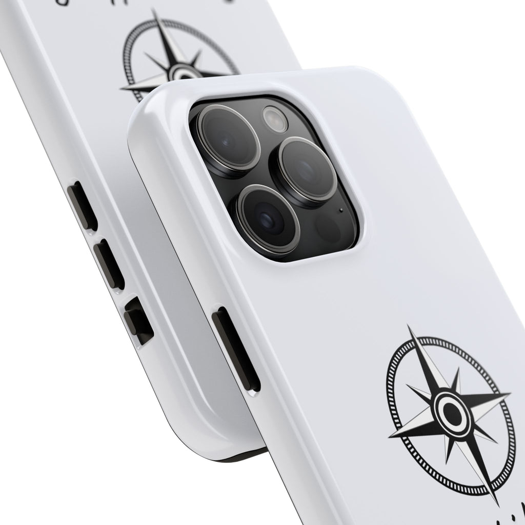 Be Still & Trust Compass Phone Case — Christian Inspirational Tough Phone Case