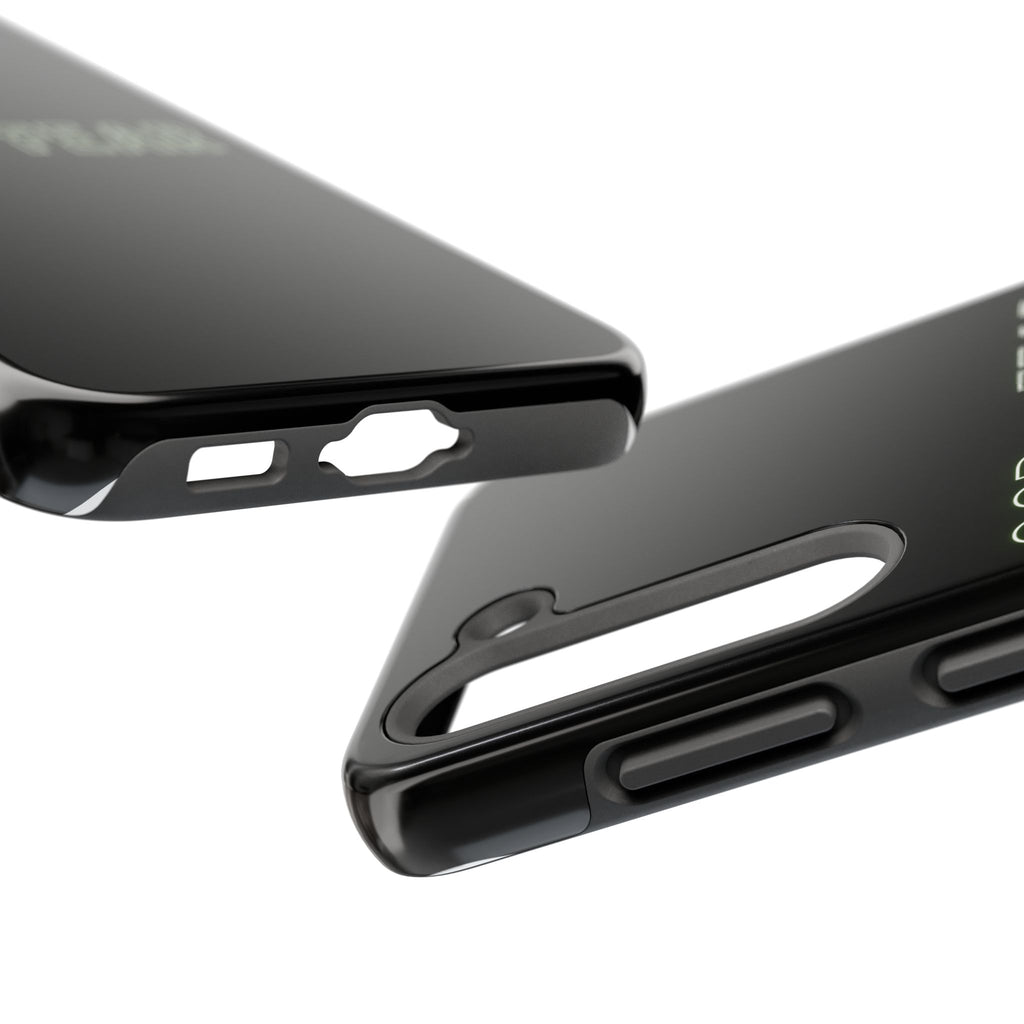God > Fear Tough Phone Case — Neon Faith Protective iPhone Cover