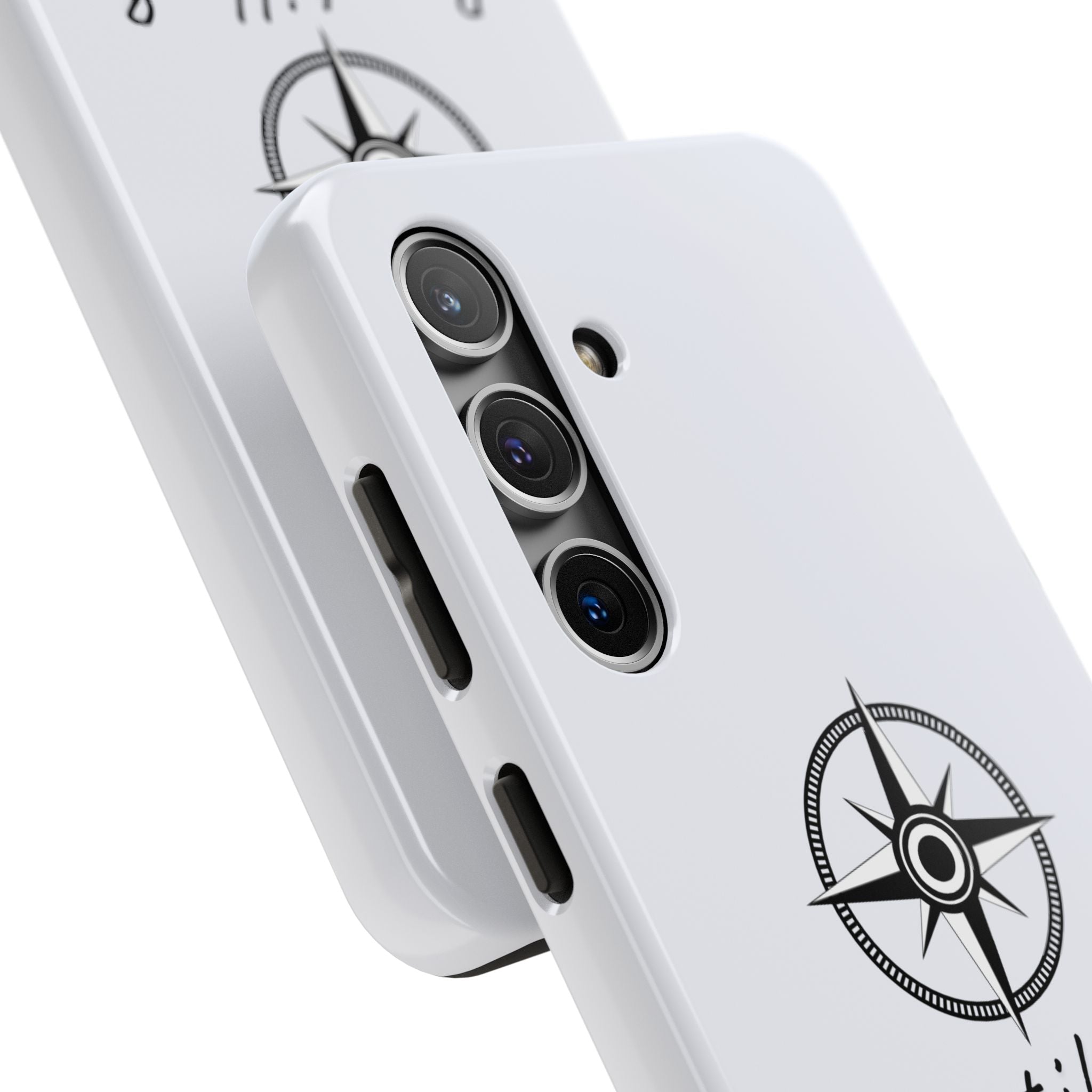 Be Still & Trust Compass Phone Case — Christian Inspirational Tough Phone Case