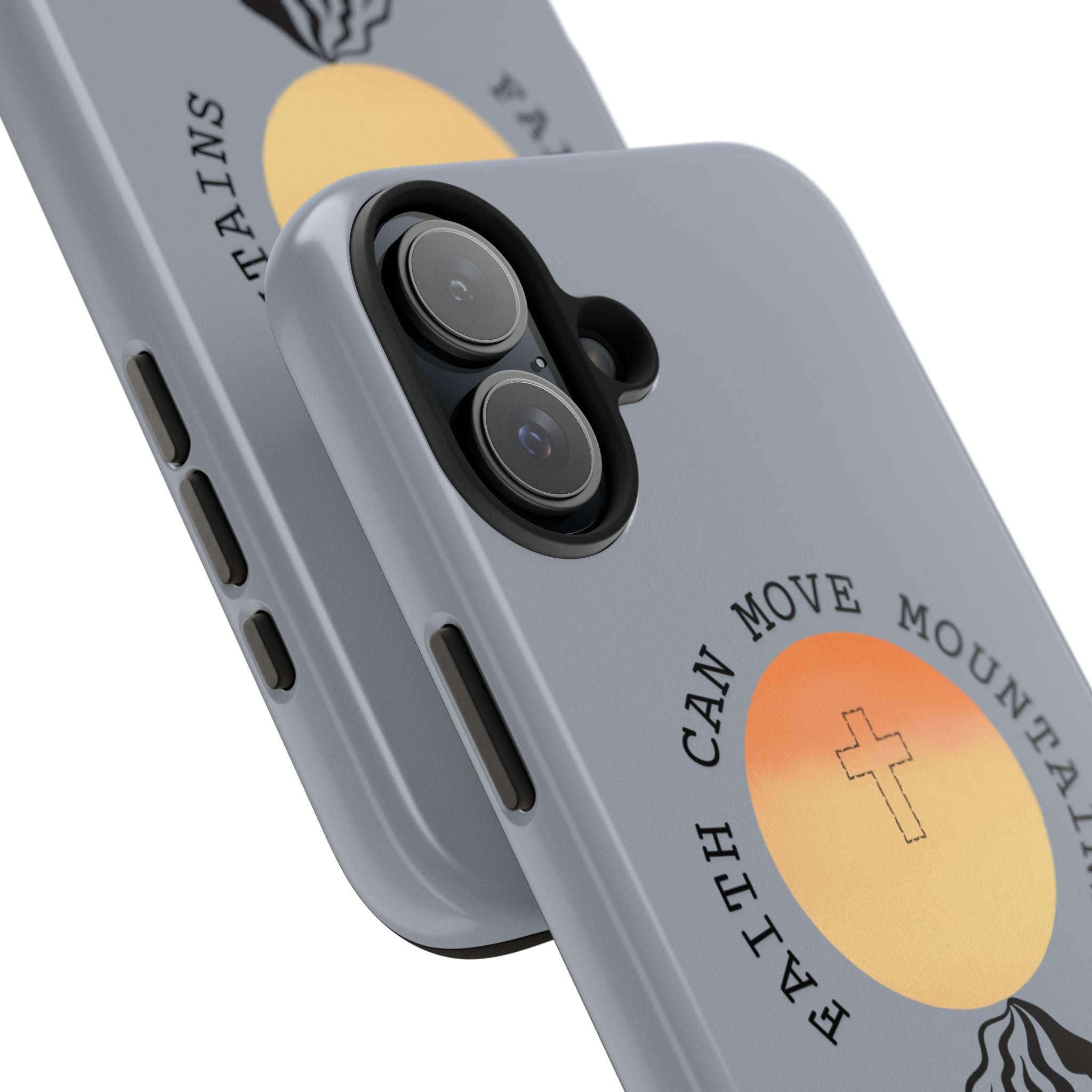 Faith Can Move Mountains Phone Case — Matthew 17:20 Christian Protective Cover