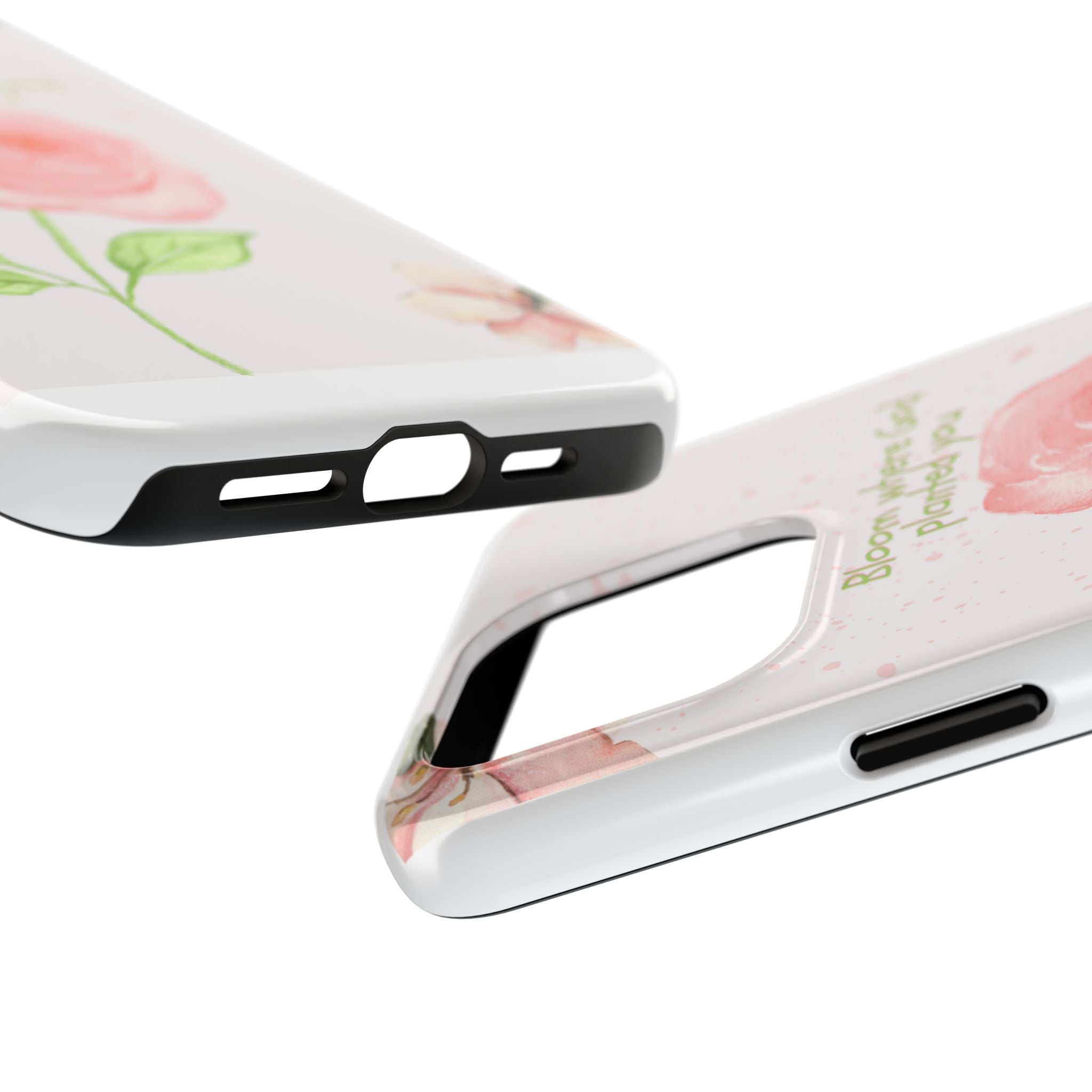 Bloom Where God Planted You Tough Phone Case — Floral Christian iPhone Cover