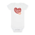 Loved by God Baby Onesie — Heart & Flower Christian Infant Bodysuit