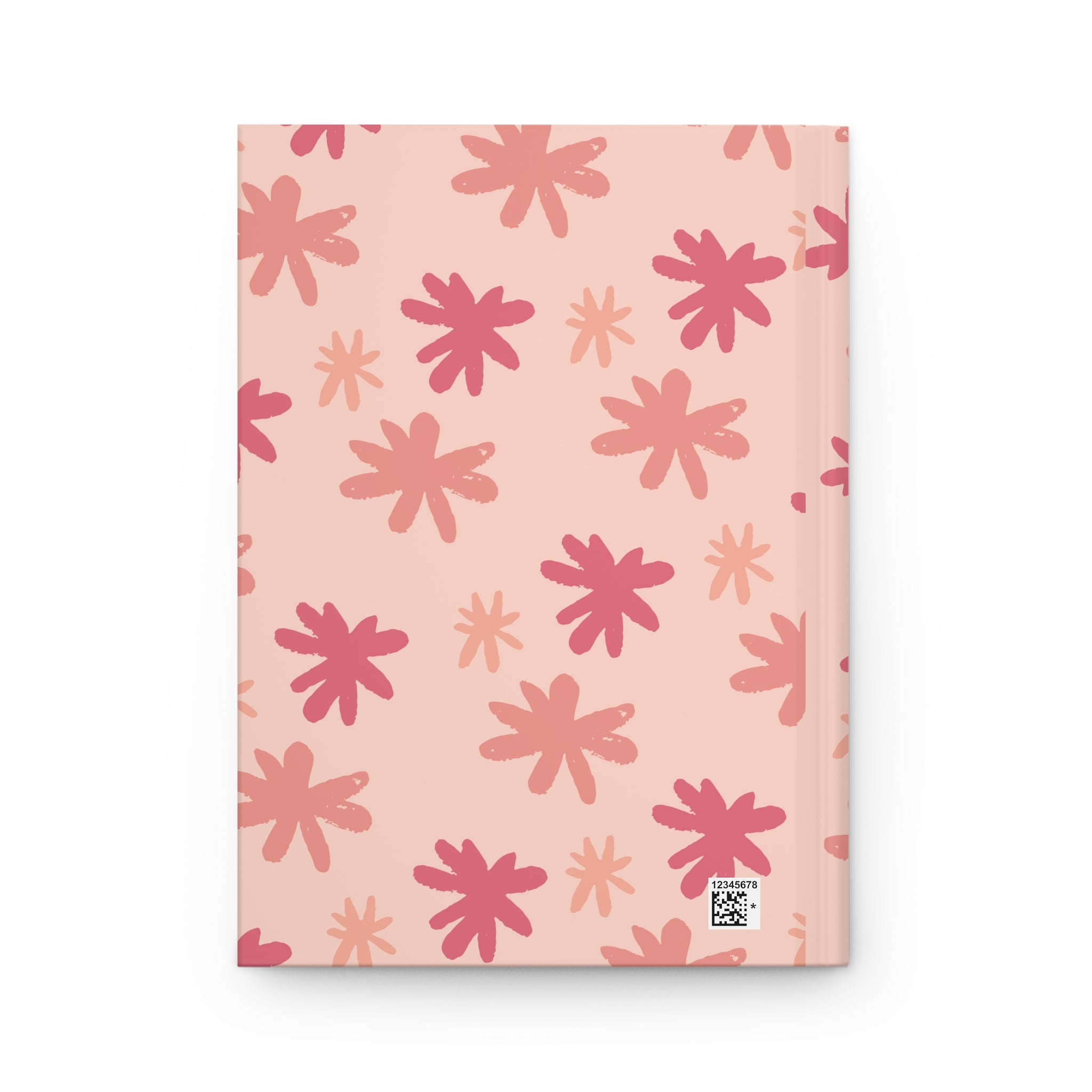 Blessed Beyond Measure Hardcover Journal — Floral Pink Gratitude Notebook