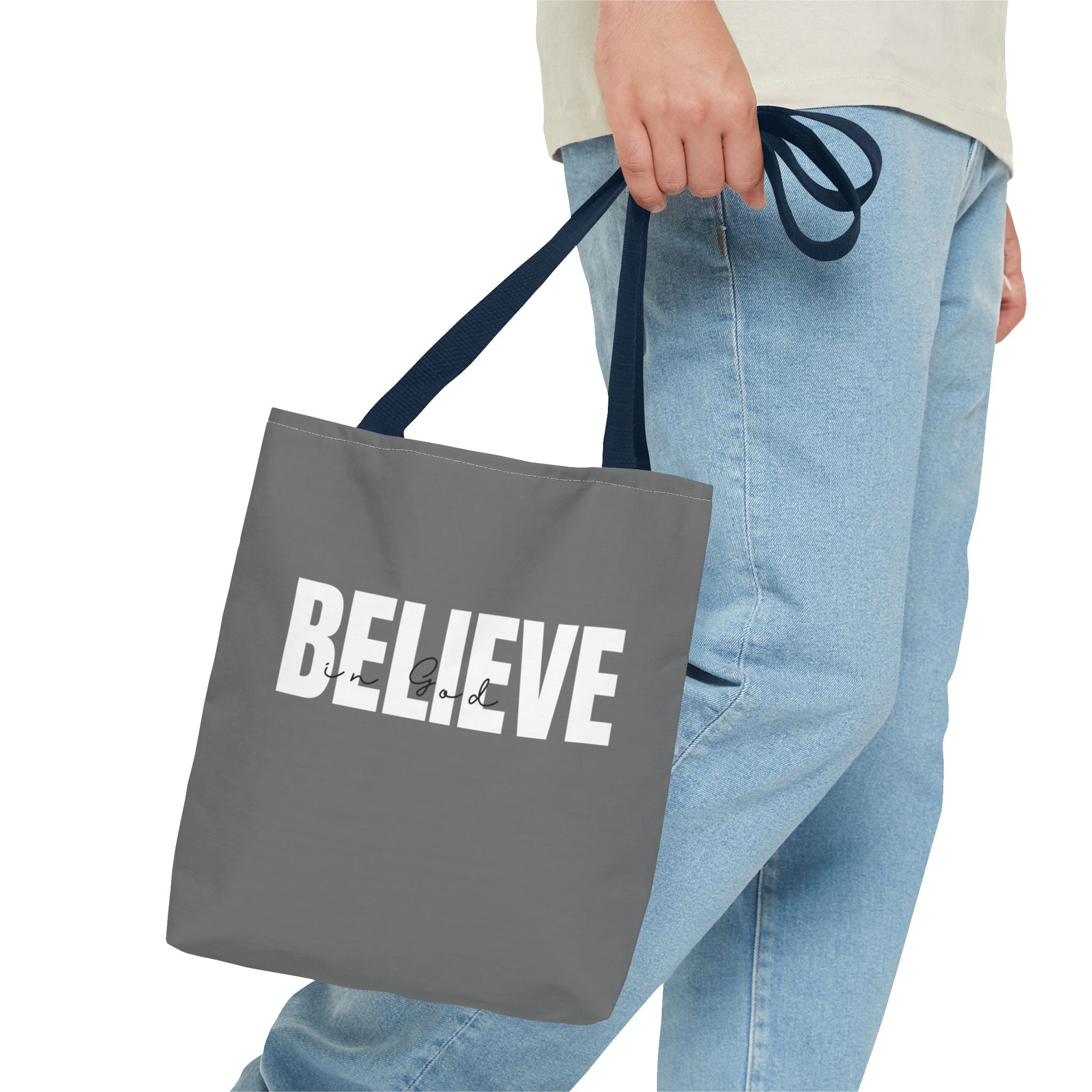 Believe Tote Bag — Inspirational 'BELIEVE' Canvas Tote for Everyday Use