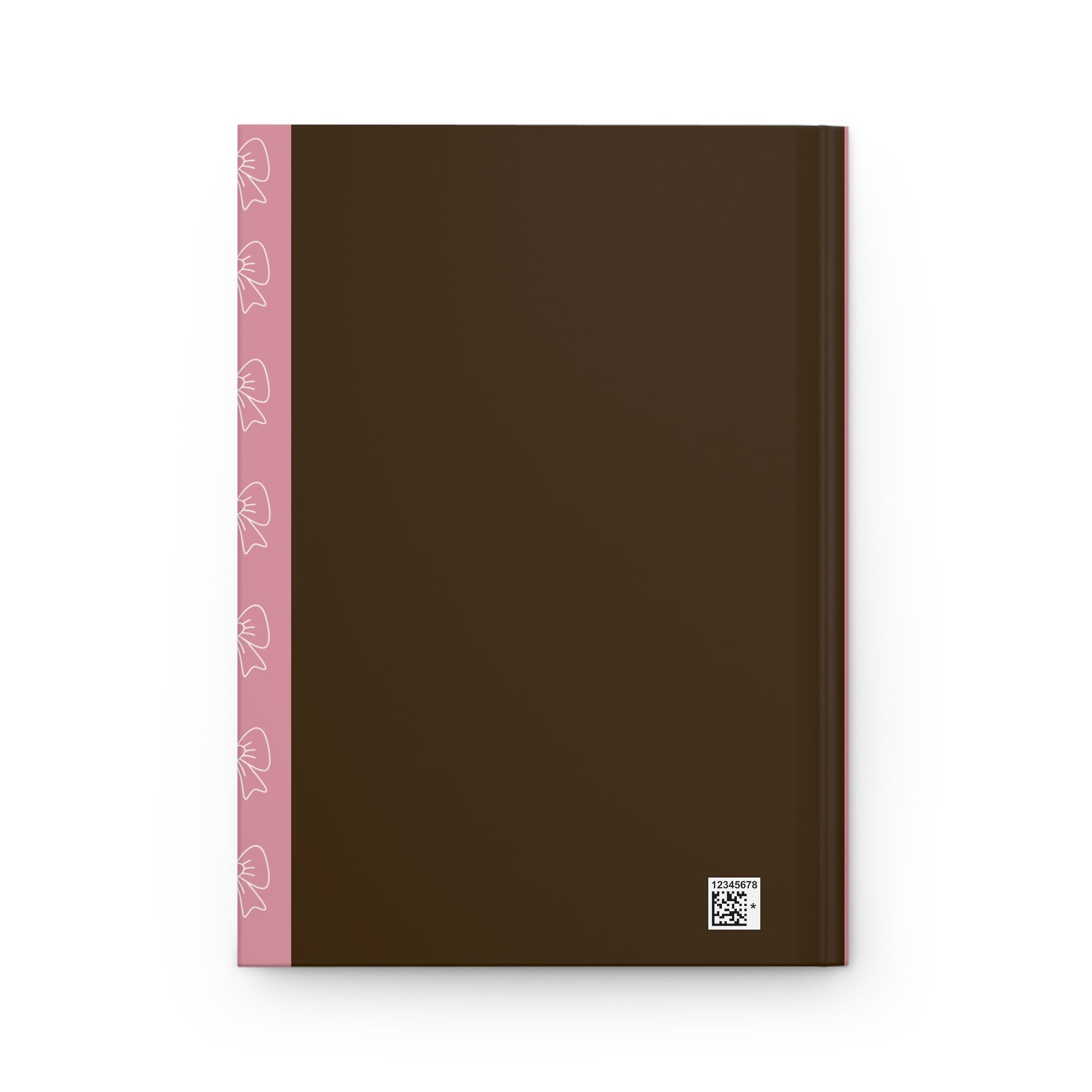 Hardcover Journal — "Made in the Image of God" Brown & Pink Inspirational Notebook