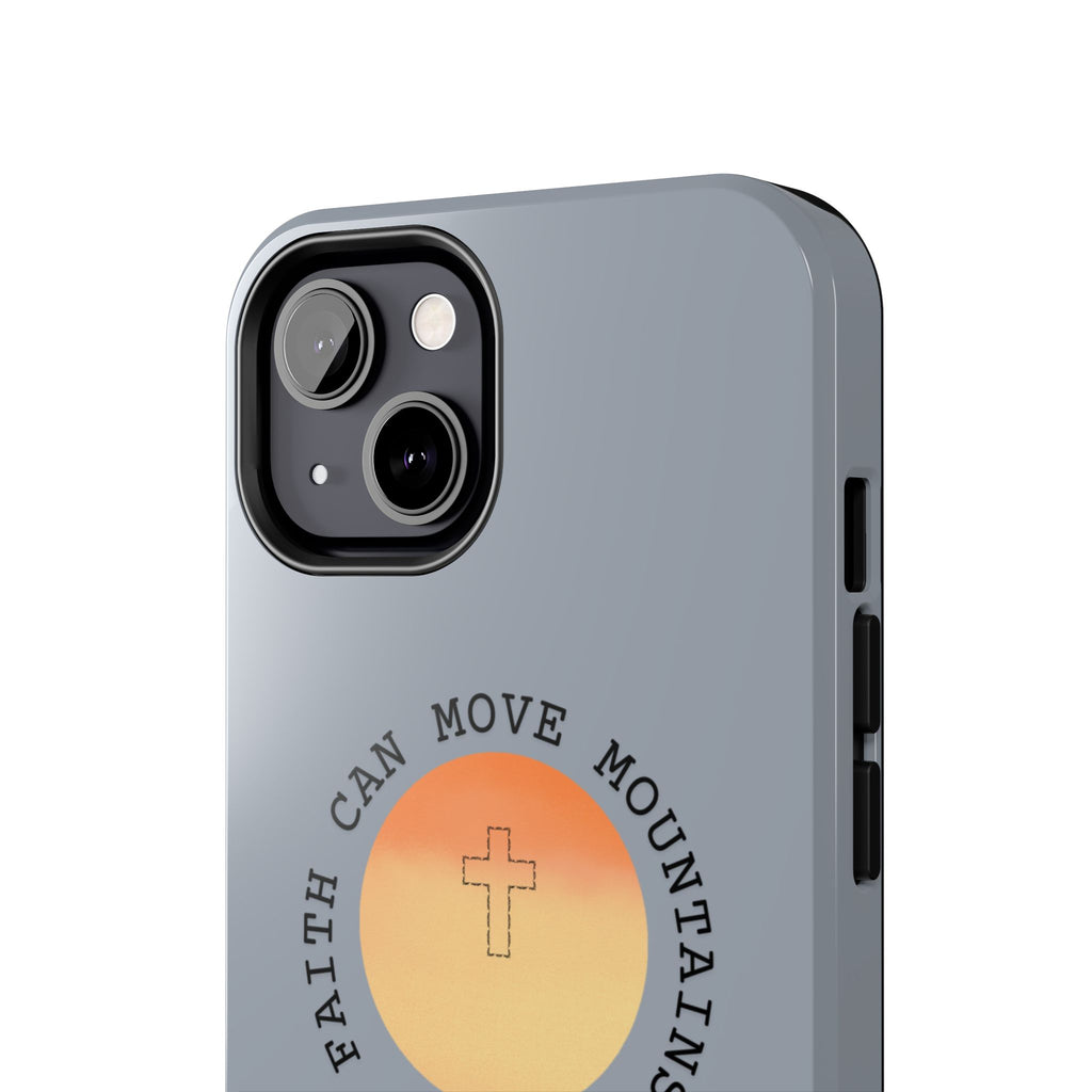 Faith Can Move Mountains Phone Case — Matthew 17:20 Christian Protective Cover