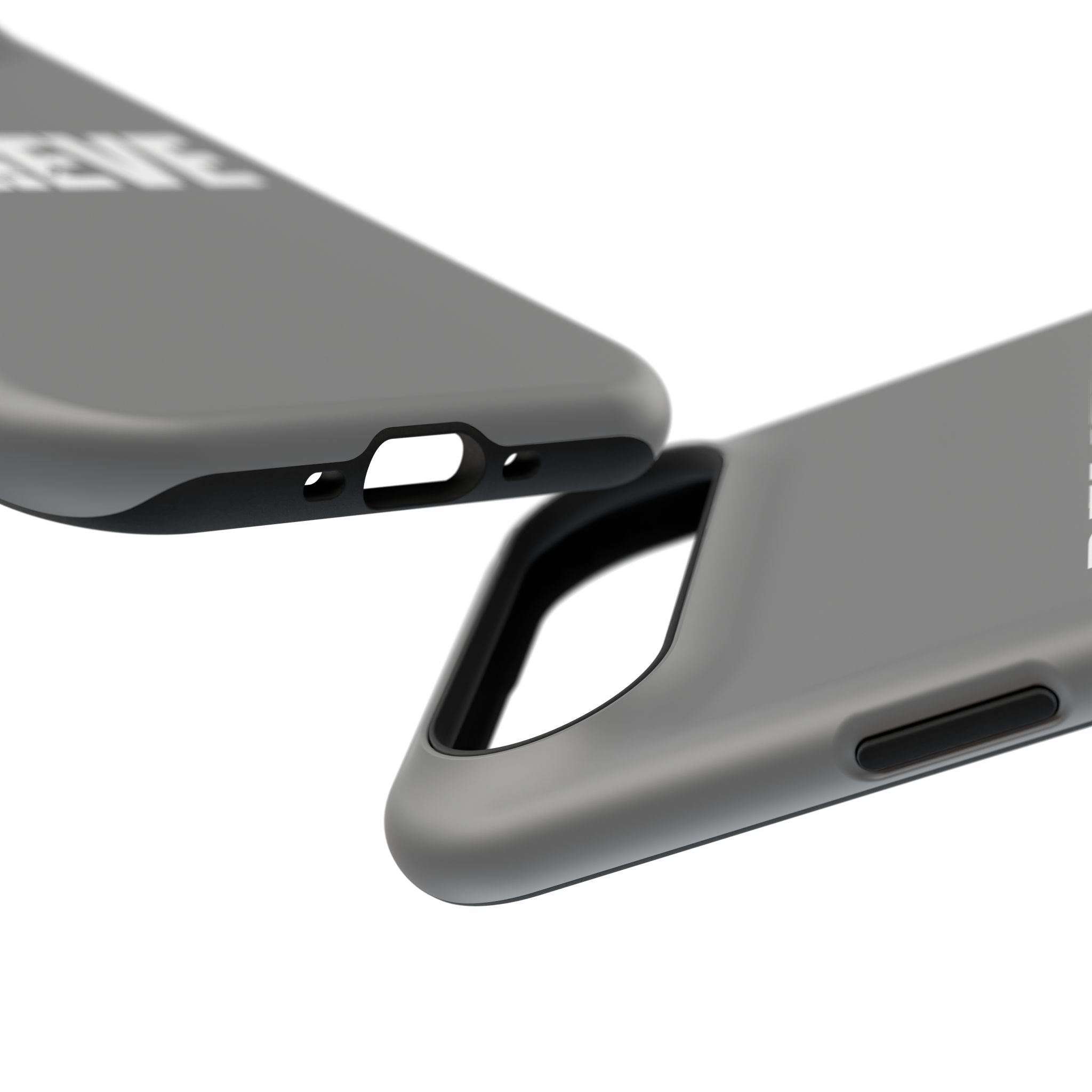 Phone Case — GREY "BELIEVE" Impact-Resistant Protective Cover