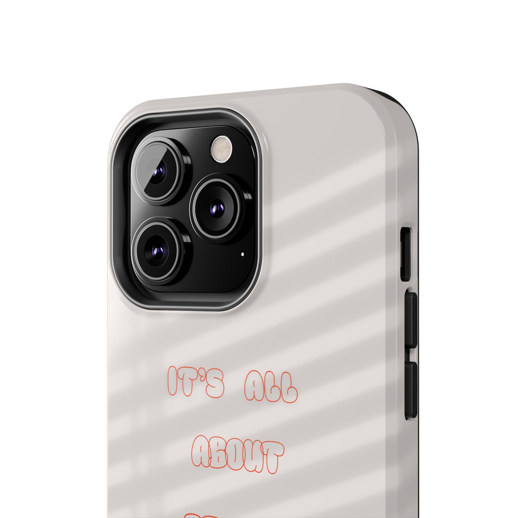 Tough Phone Case — "It's All About Jesus" Minimalist Christian Phone Cover