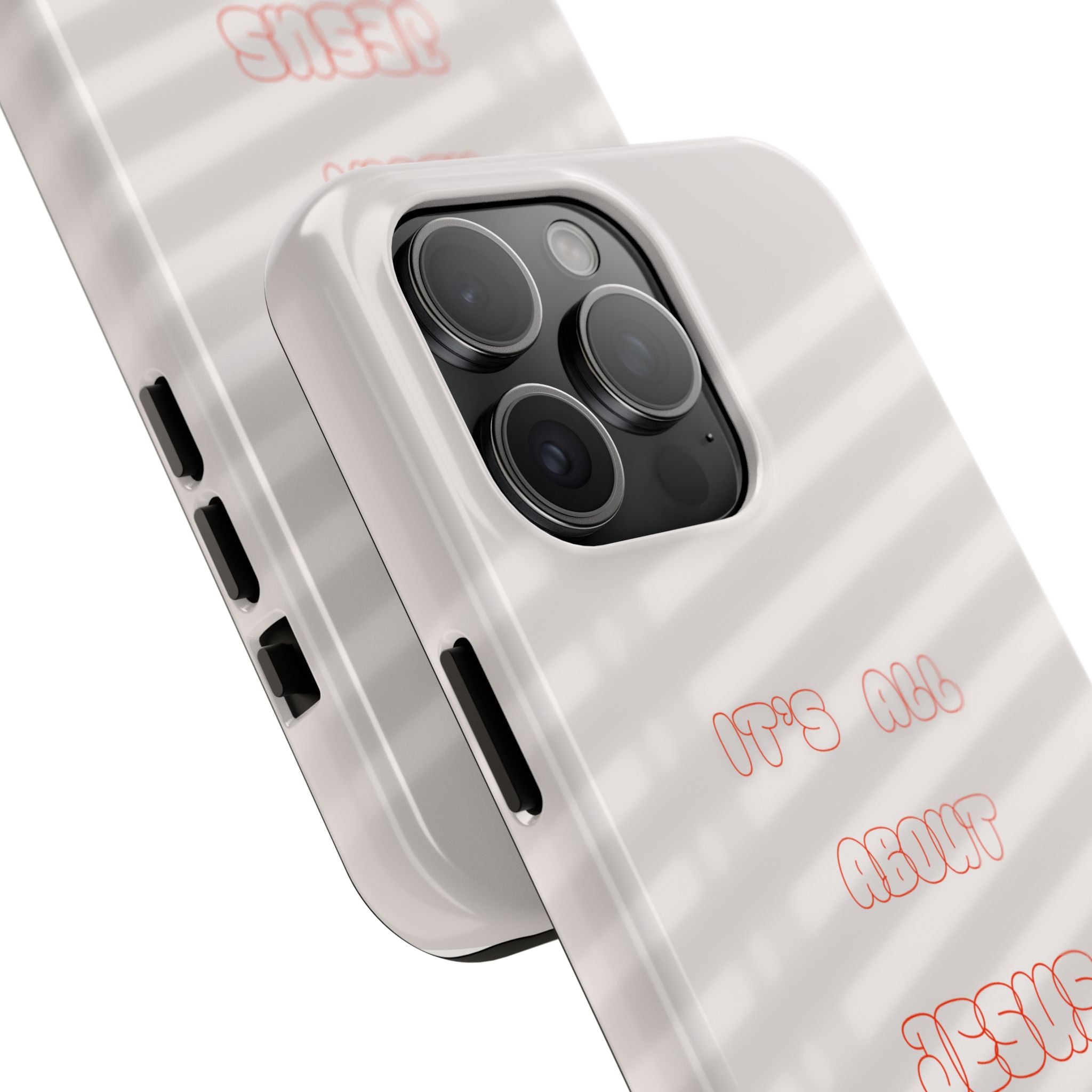 Tough Phone Case — "It's All About Jesus" Minimalist Christian Phone Cover
