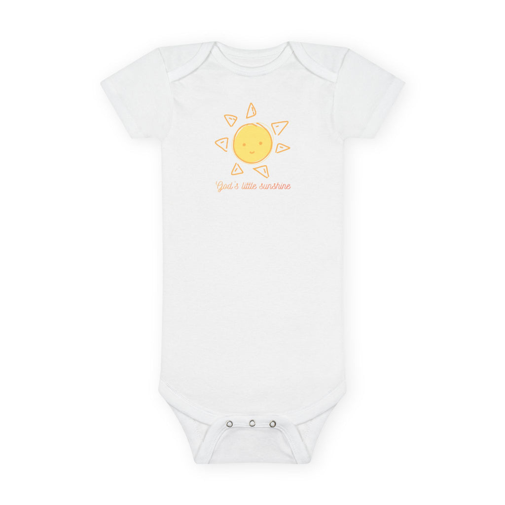 Baby Bodysuit – Cute Sun "You're a Little Sunshine" Organic Onesie