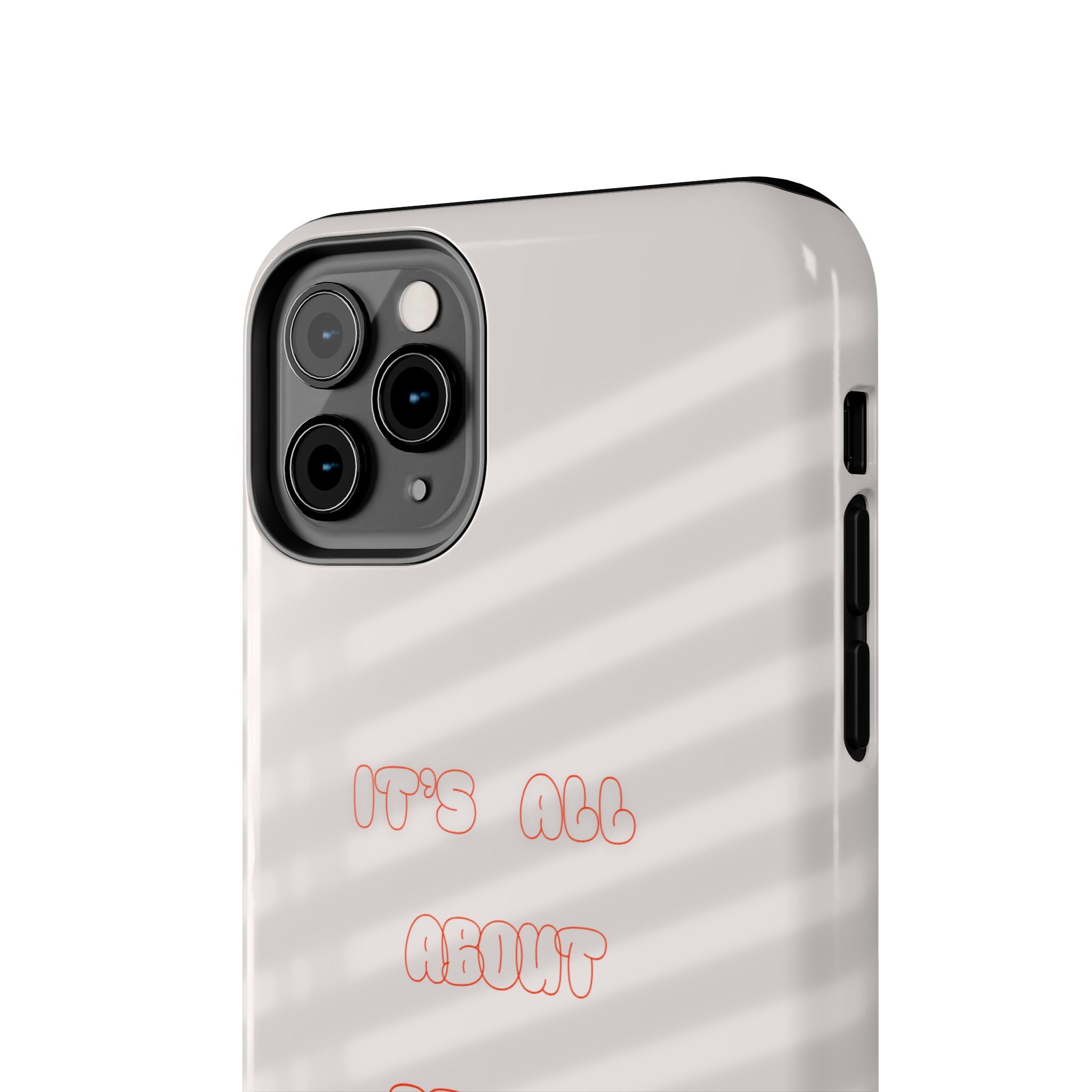 Tough Phone Case — "It's All About Jesus" Minimalist Christian Phone Cover