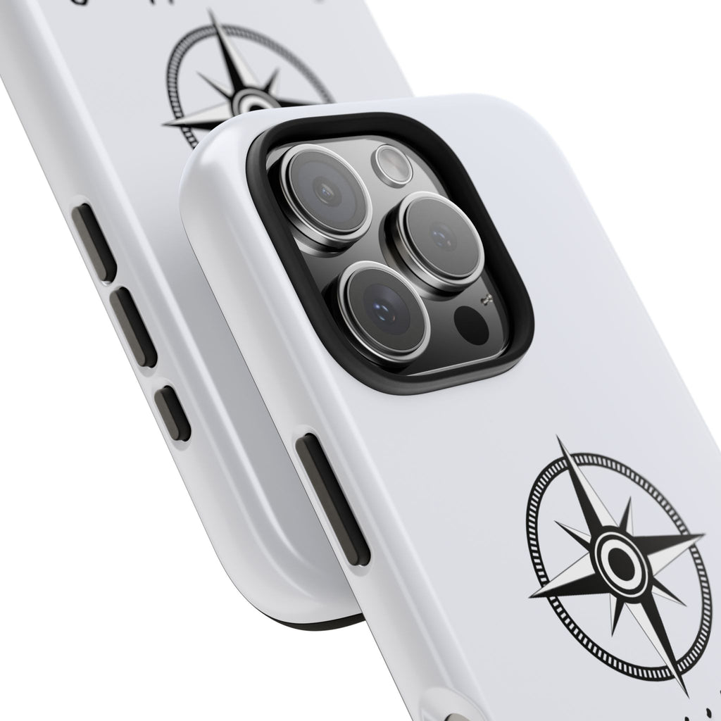 Be Still & Trust Compass Phone Case — Christian Inspirational Tough Phone Case