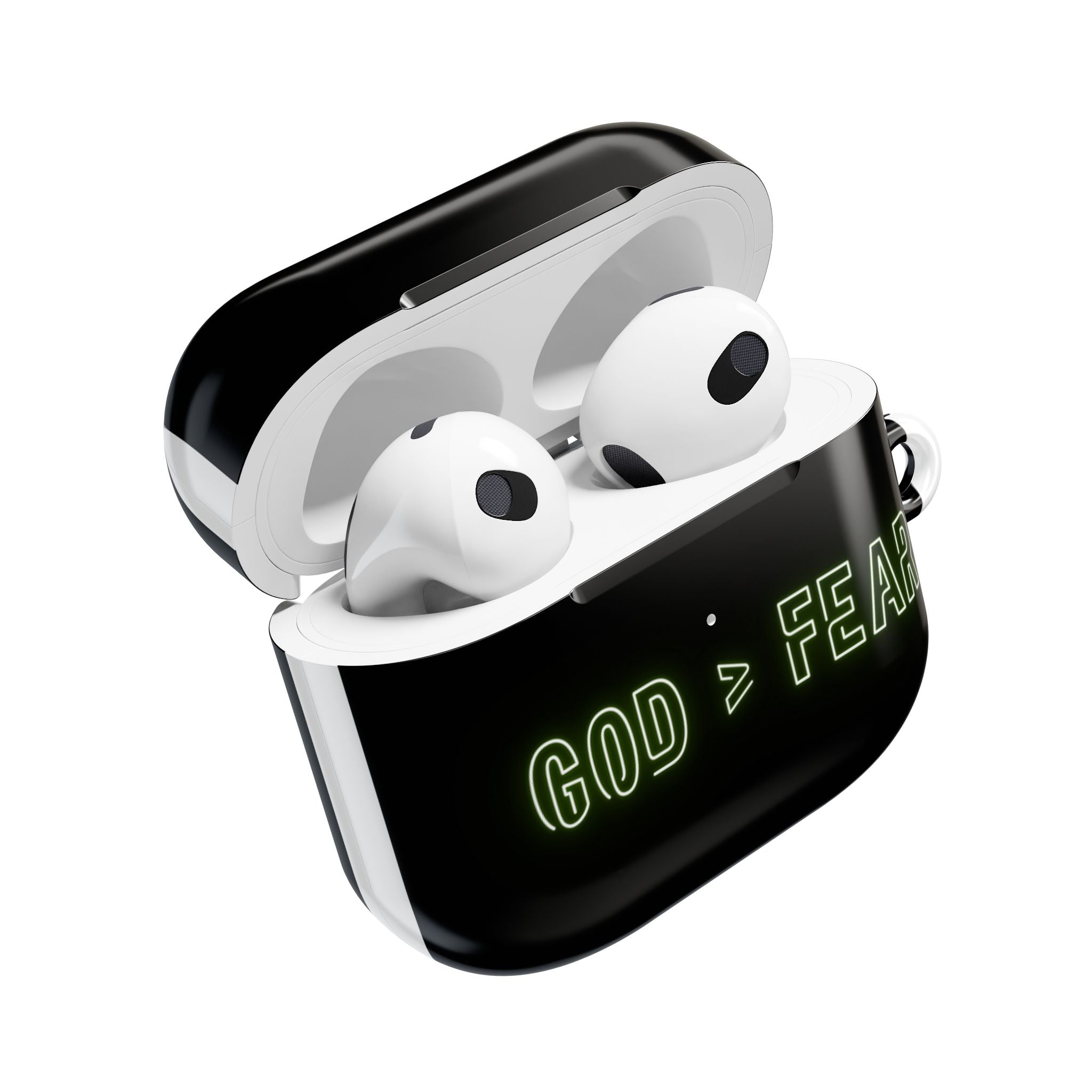 God > Fear AirPod Case – Neon Faith Protective Cover