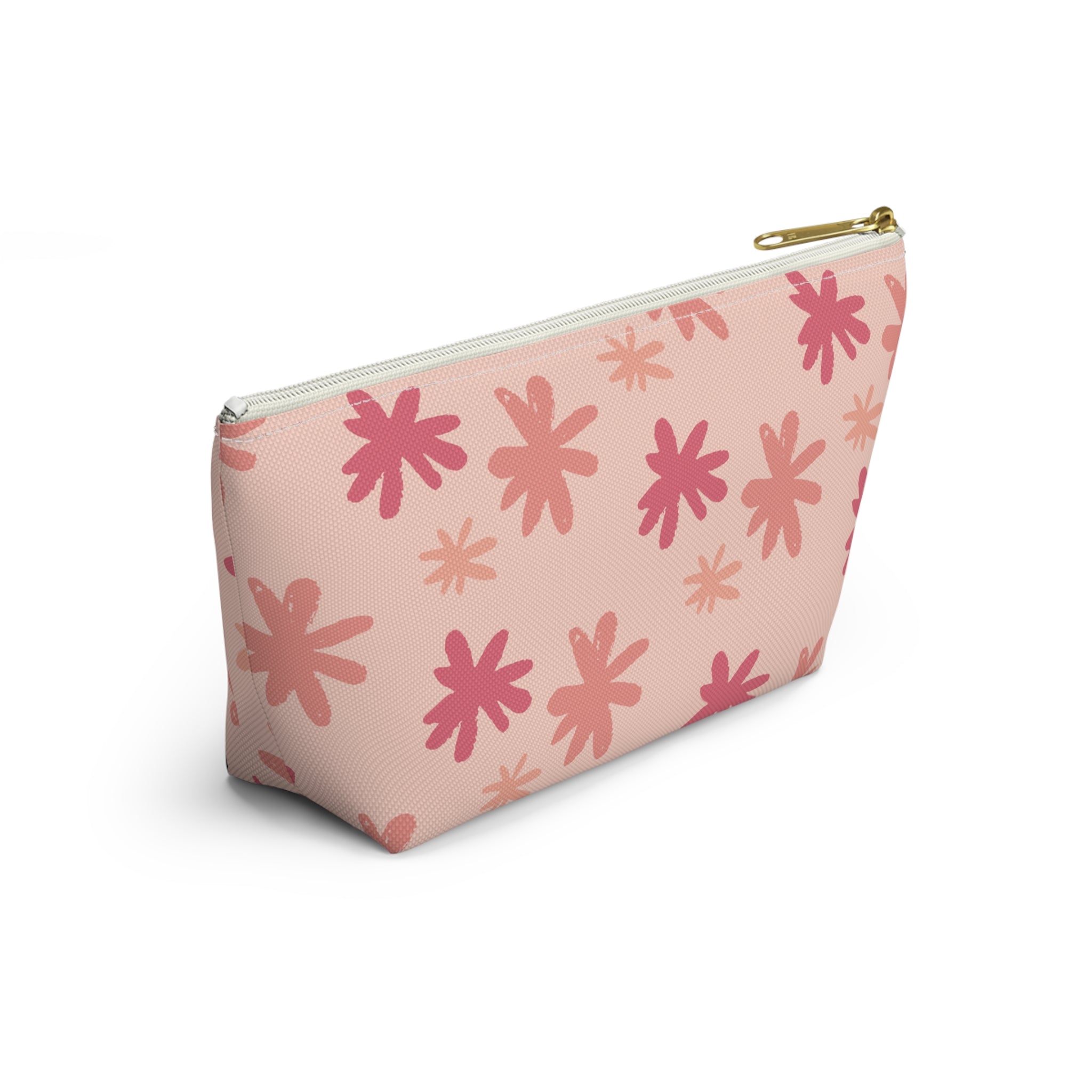 Blessed Heart Floral Accessory Pouch
