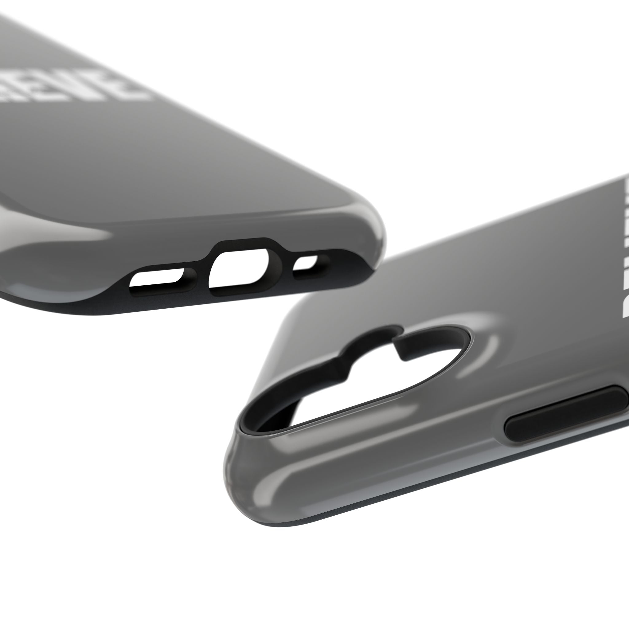 Phone Case — GREY "BELIEVE" Impact-Resistant Protective Cover