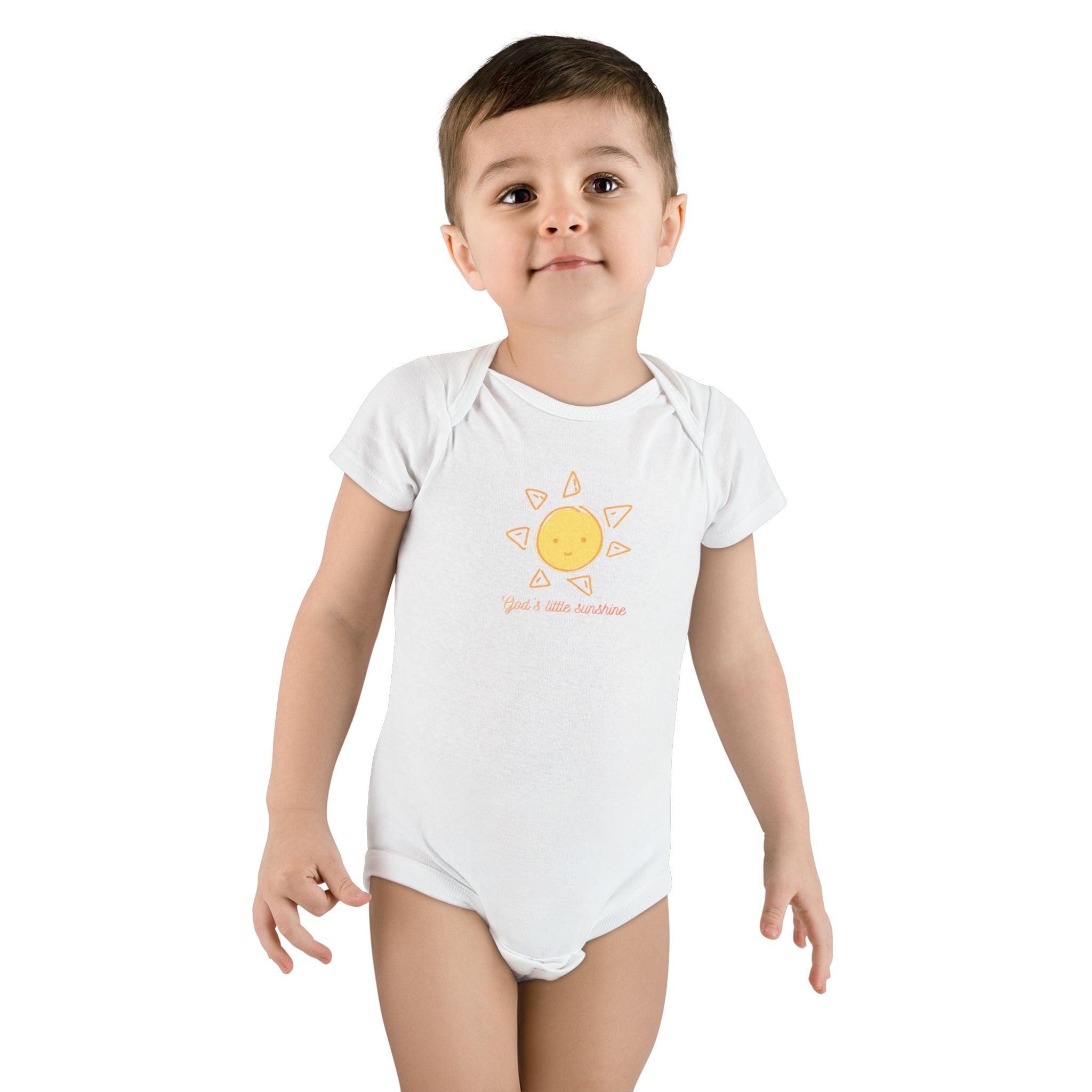 Baby Bodysuit – Cute Sun "You're a Little Sunshine" Organic Onesie