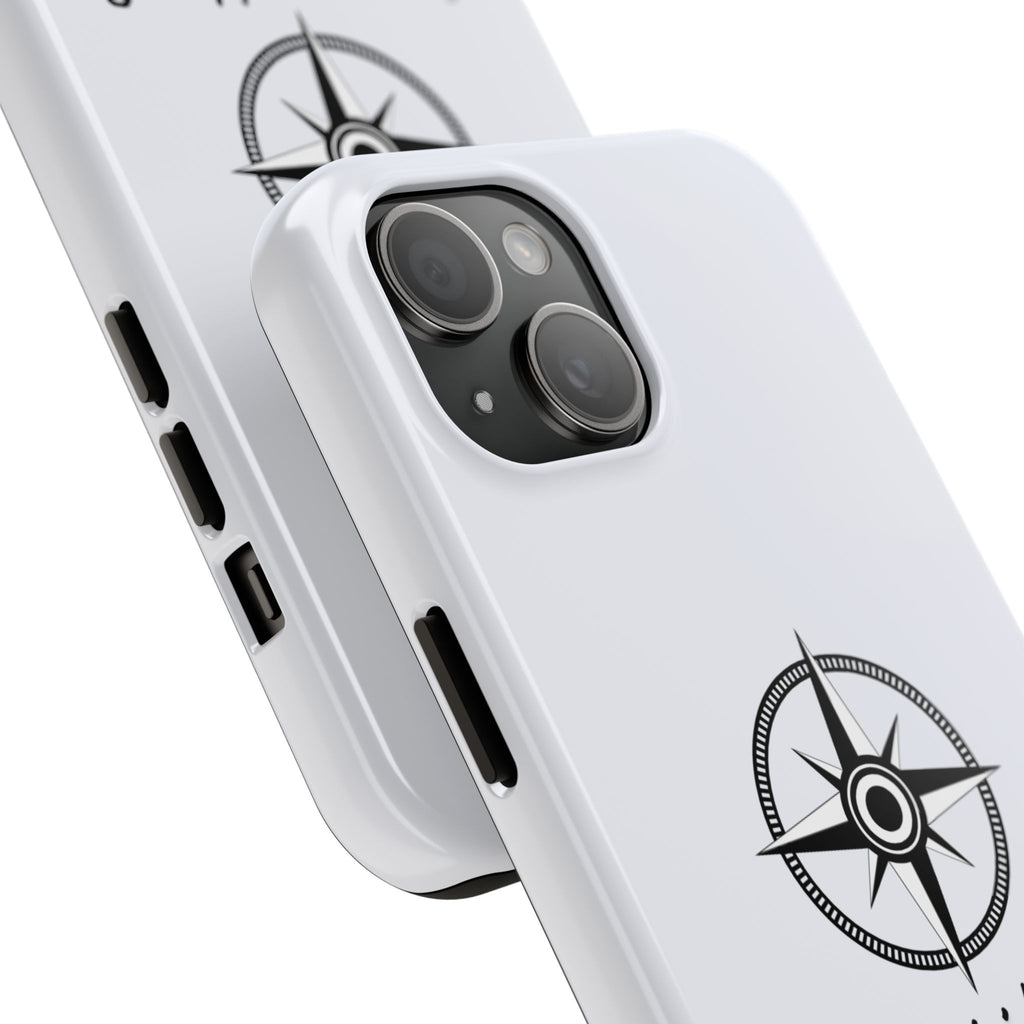 Be Still & Trust Compass Phone Case — Christian Inspirational Tough Phone Case