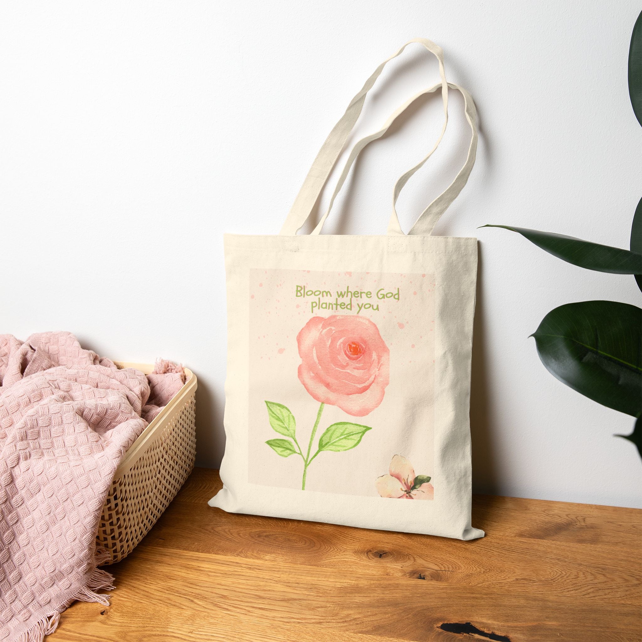Cotton Canvas Tote Bag