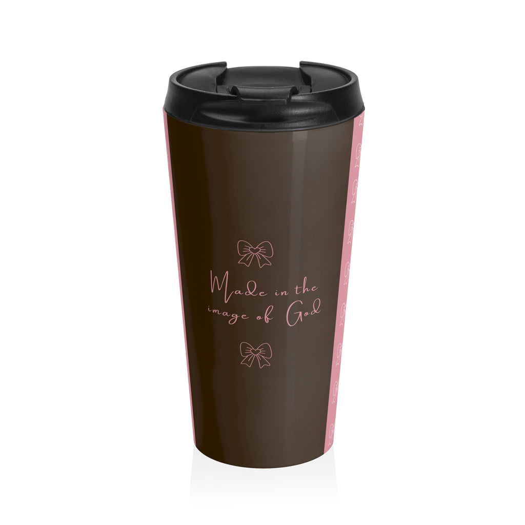 Travel Mug — “Made in the image of God” Stainless Steel Insulated Tumbler