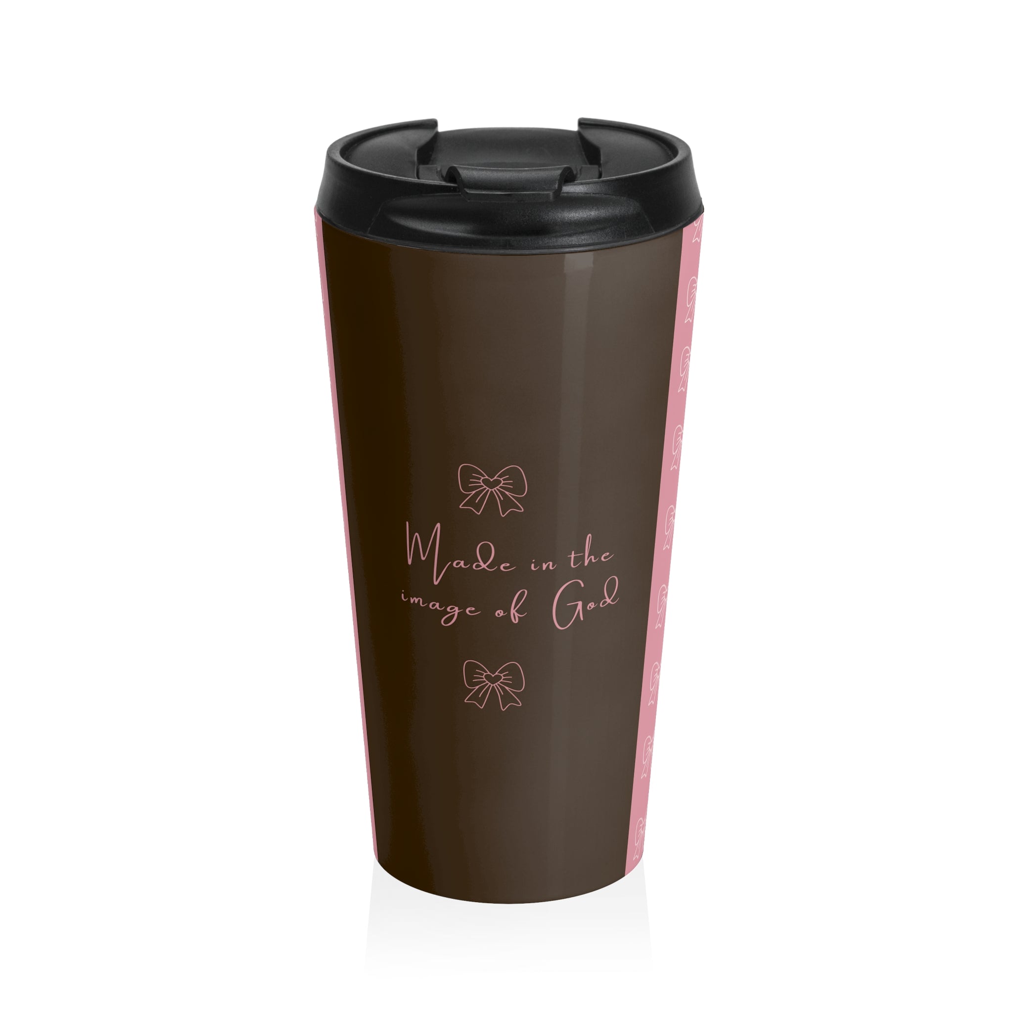 Travel Mug — “Made in the image of God” Stainless Steel Insulated Tumbler