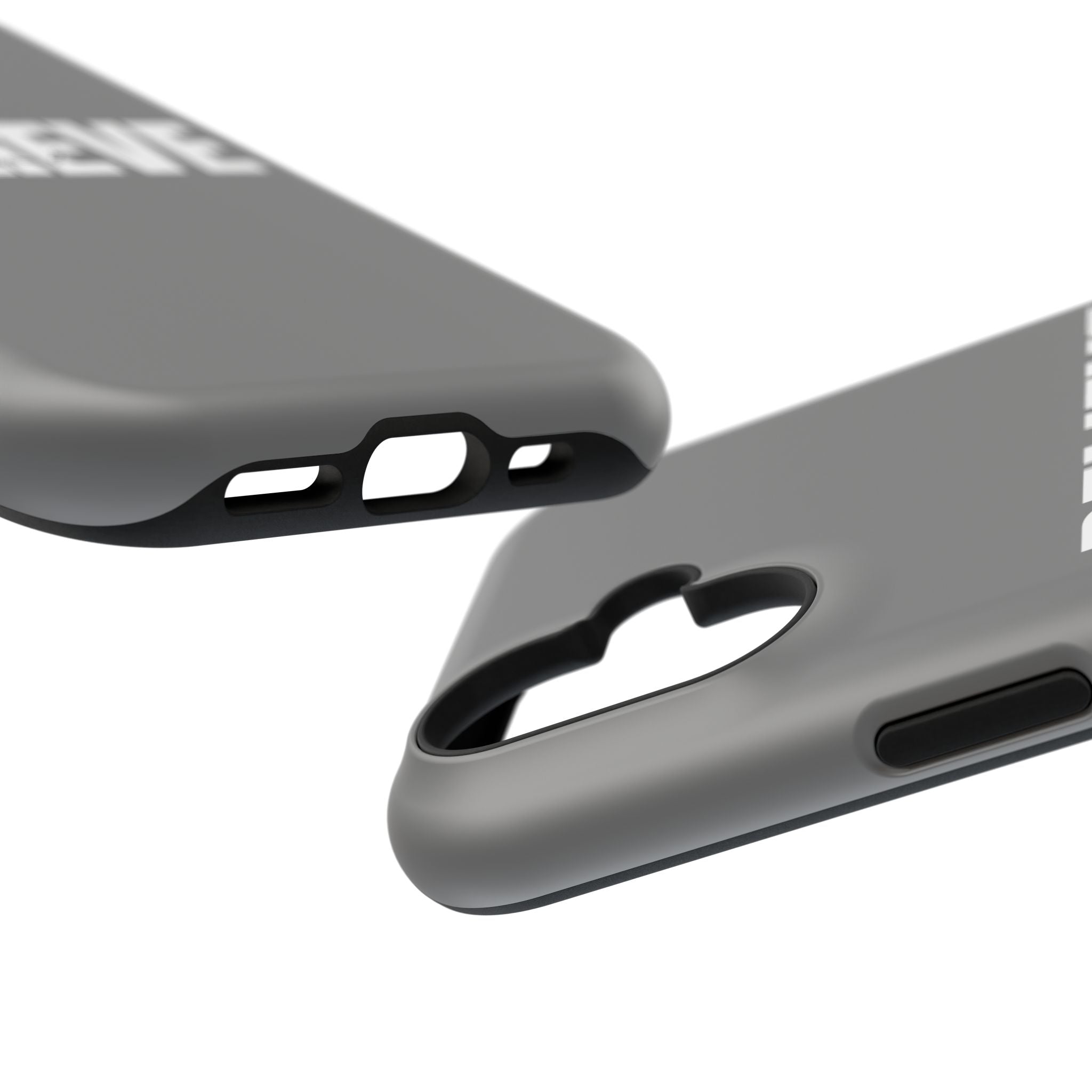 Phone Case — GREY "BELIEVE" Impact-Resistant Protective Cover