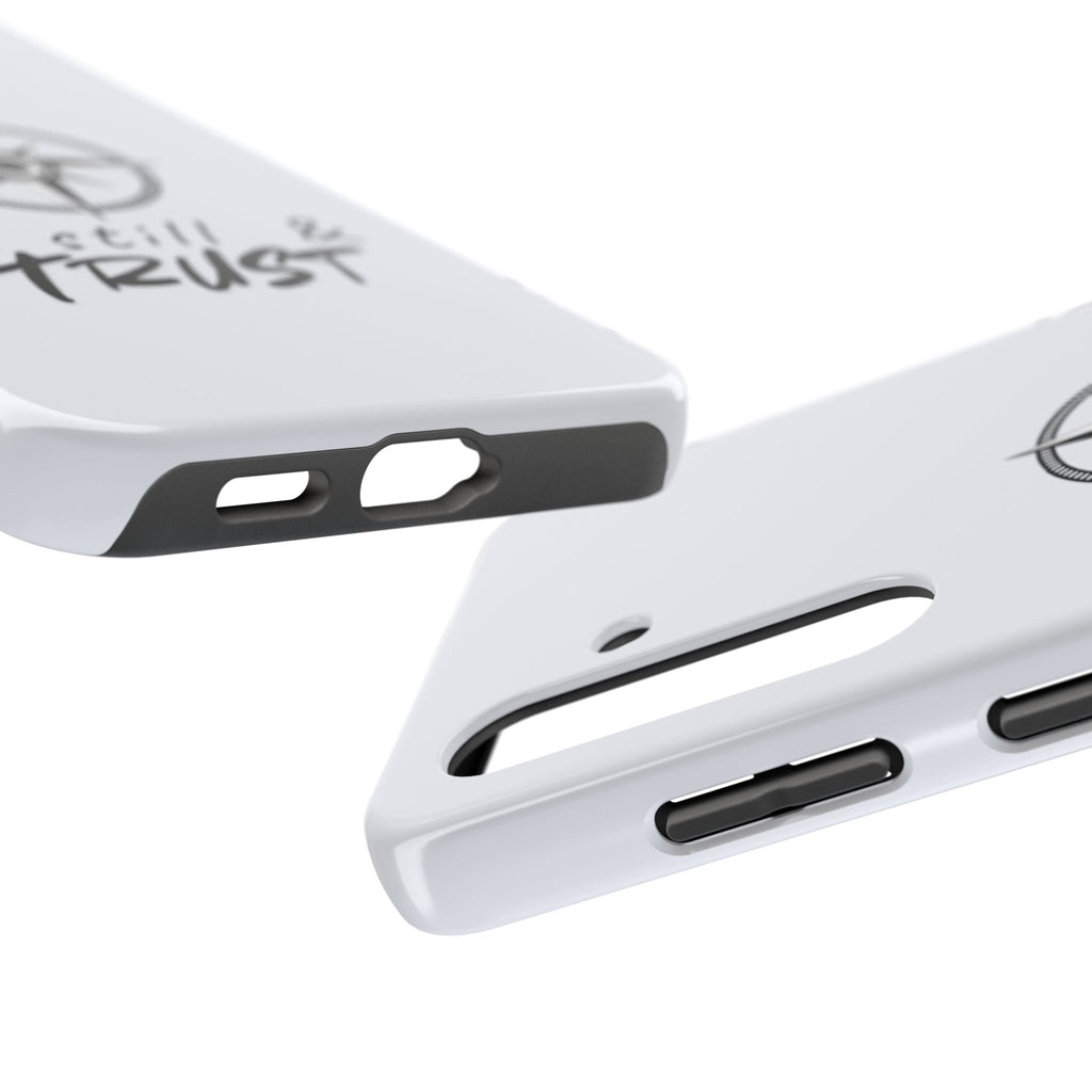 Be Still & Trust Compass Phone Case — Christian Inspirational Tough Phone Case