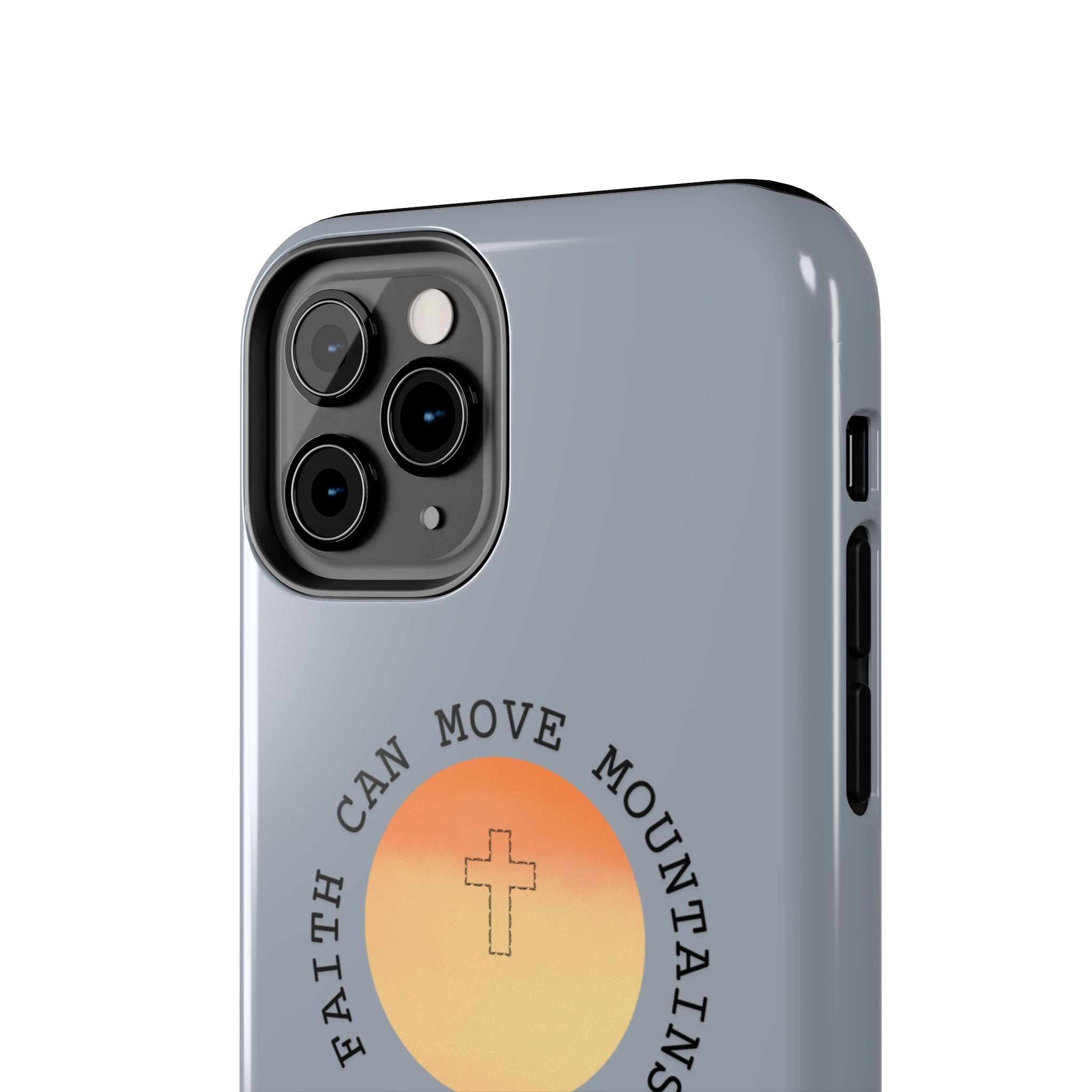 Faith Can Move Mountains Phone Case — Matthew 17:20 Christian Protective Cover
