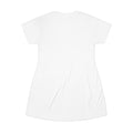 Beautifully Made Floral Line Art T-Shirt Dress
