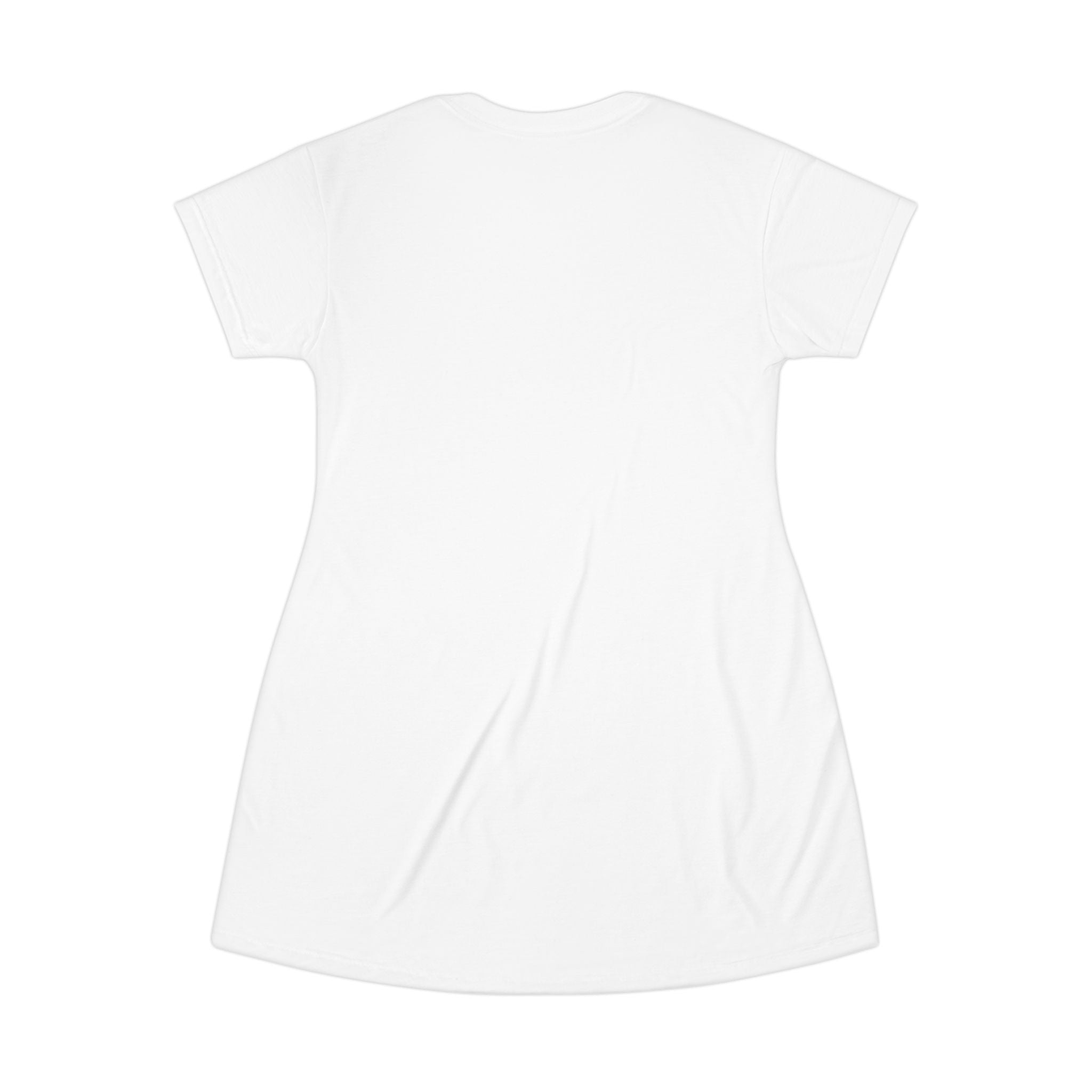Beautifully Made Floral Line Art T-Shirt Dress