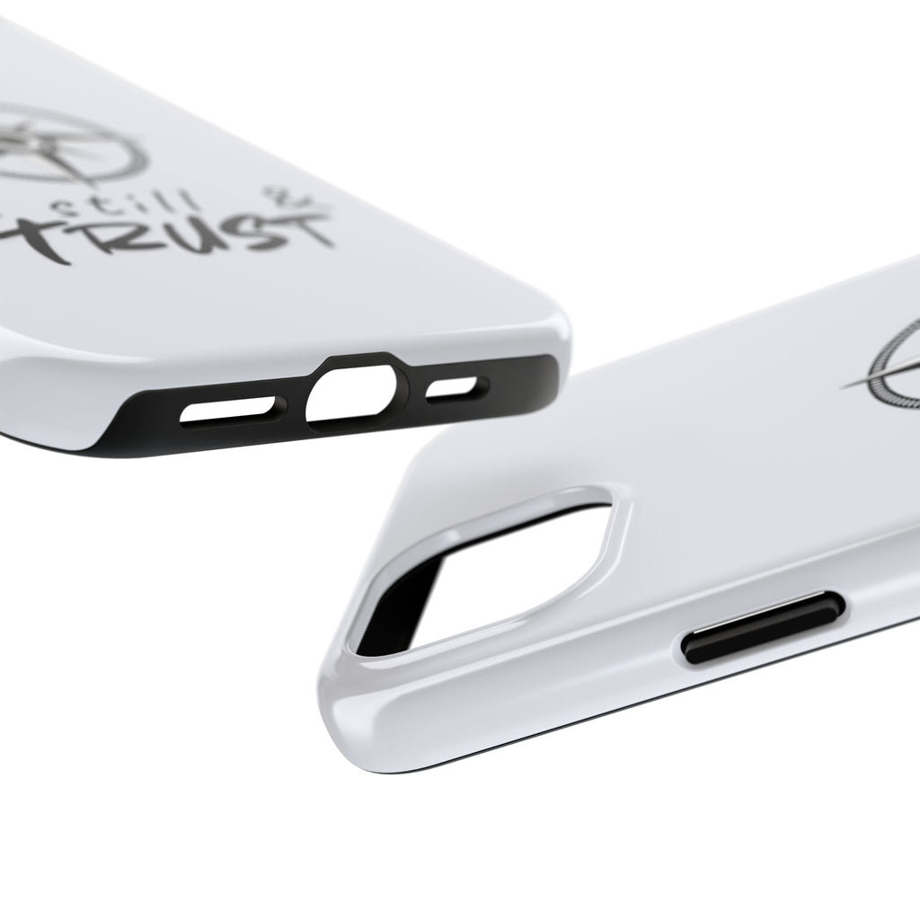 Be Still & Trust Compass Phone Case — Christian Inspirational Tough Phone Case