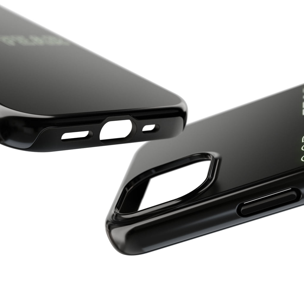 God > Fear Tough Phone Case — Neon Faith Protective iPhone Cover