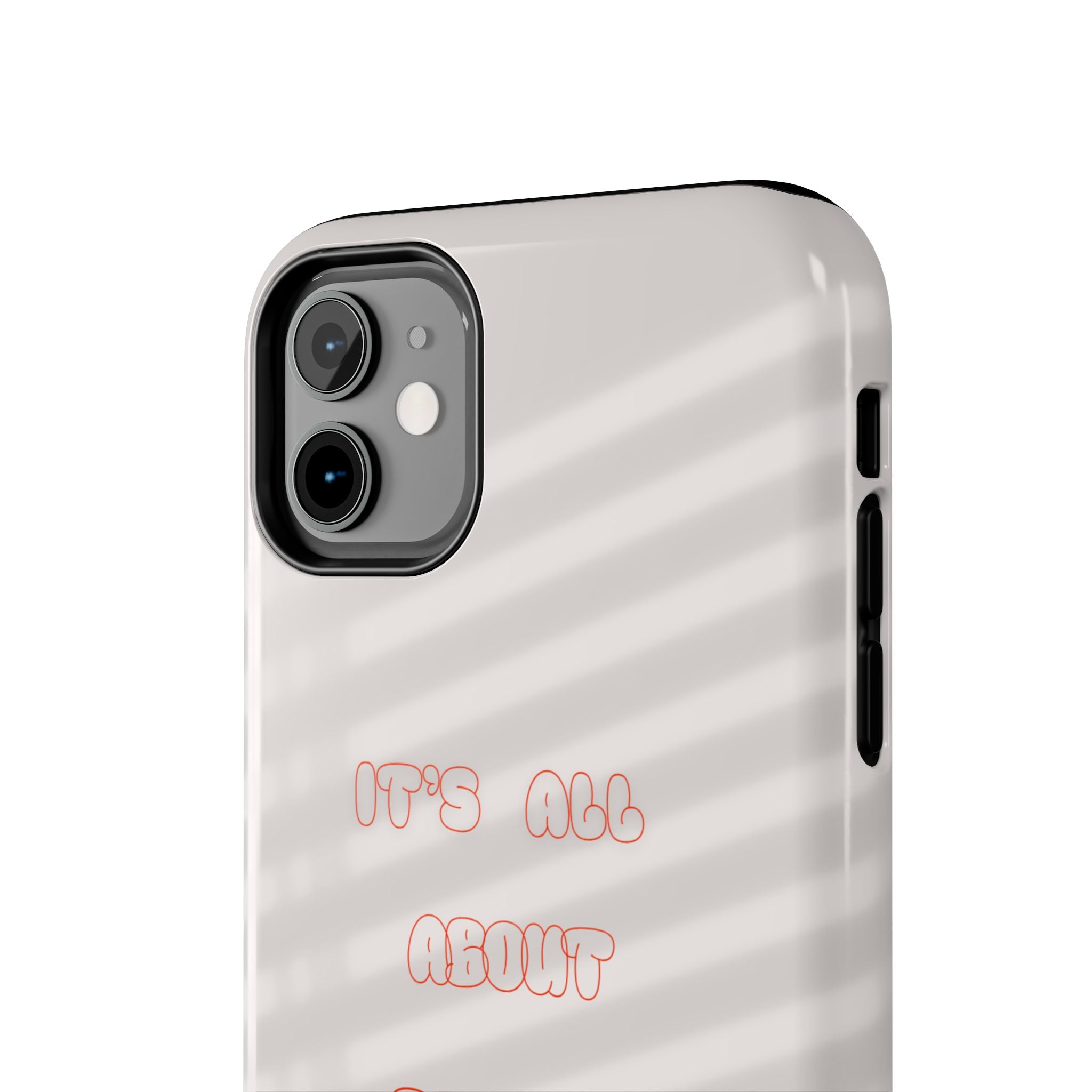 Tough Phone Case — "It's All About Jesus" Minimalist Christian Phone Cover