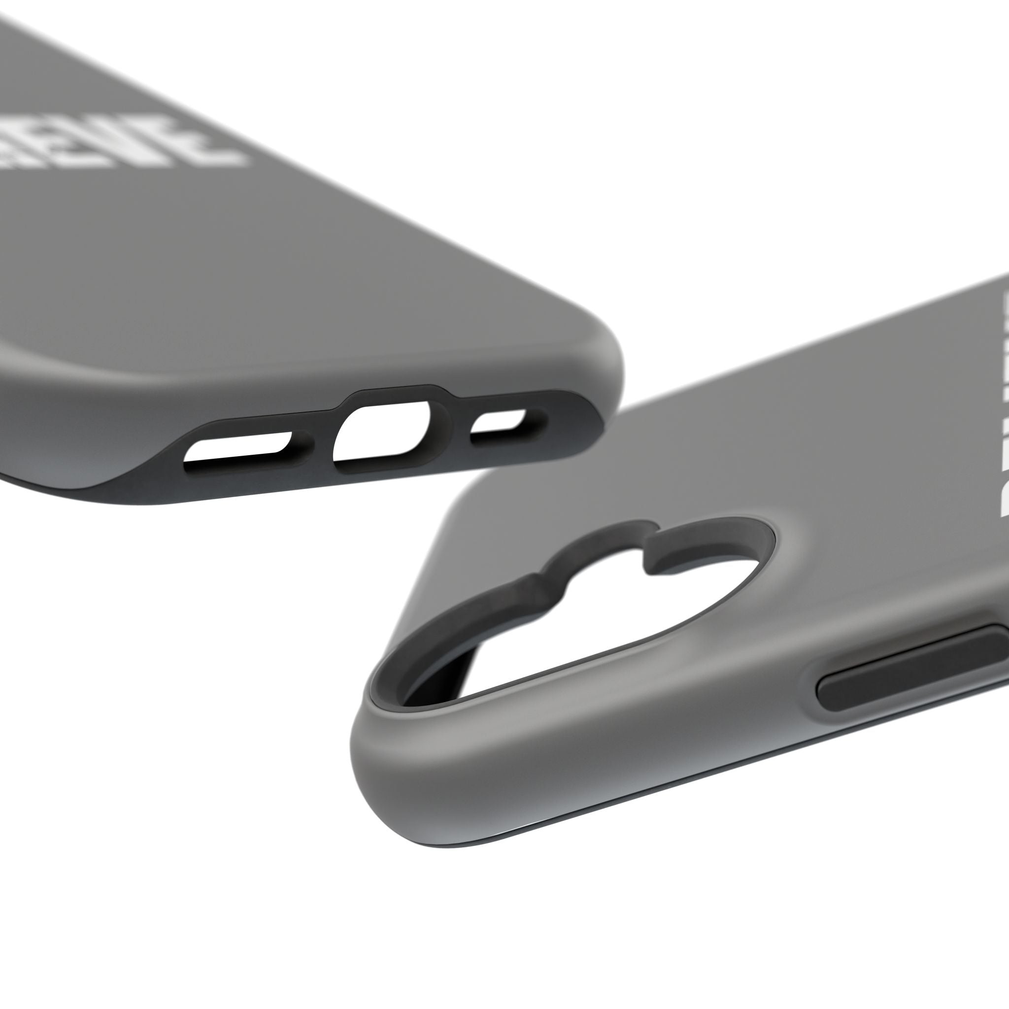 Phone Case — GREY "BELIEVE" Impact-Resistant Protective Cover