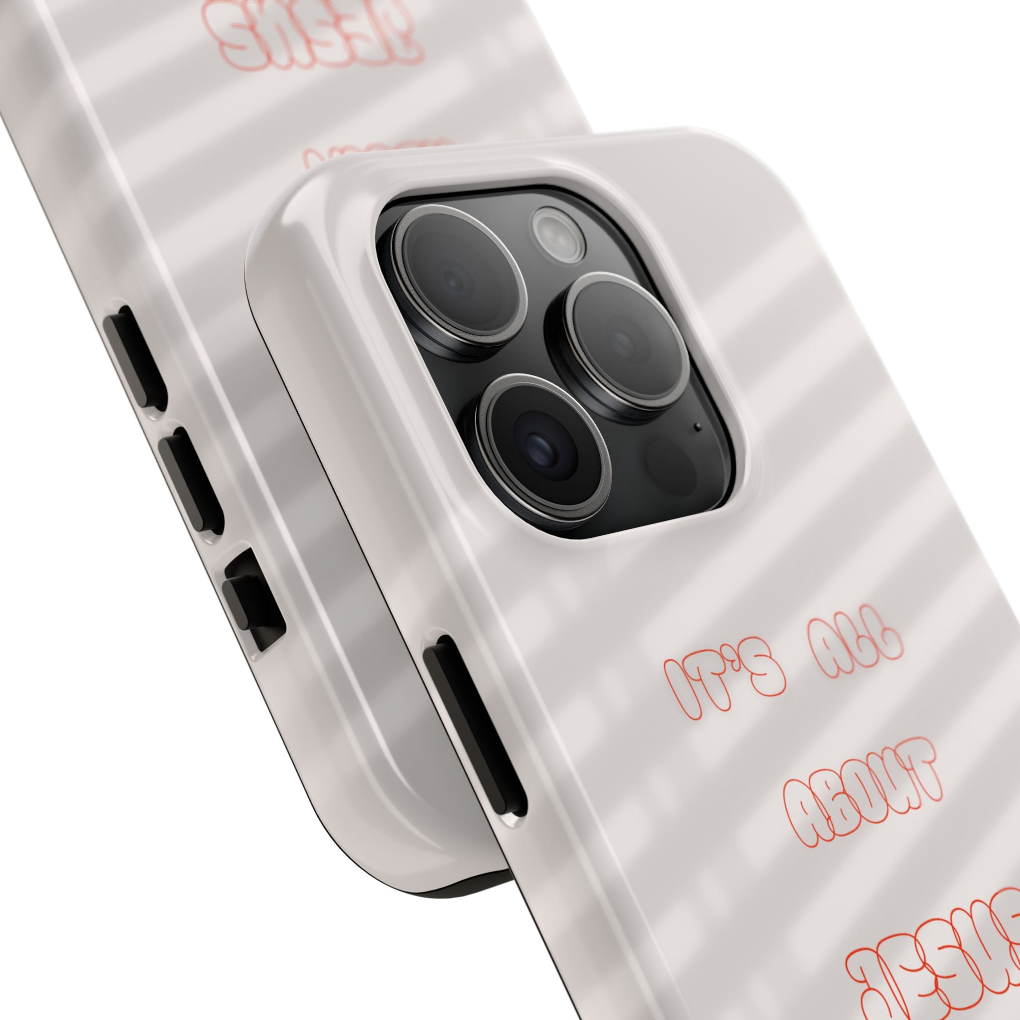 Tough Phone Case — "It's All About Jesus" Minimalist Christian Phone Cover