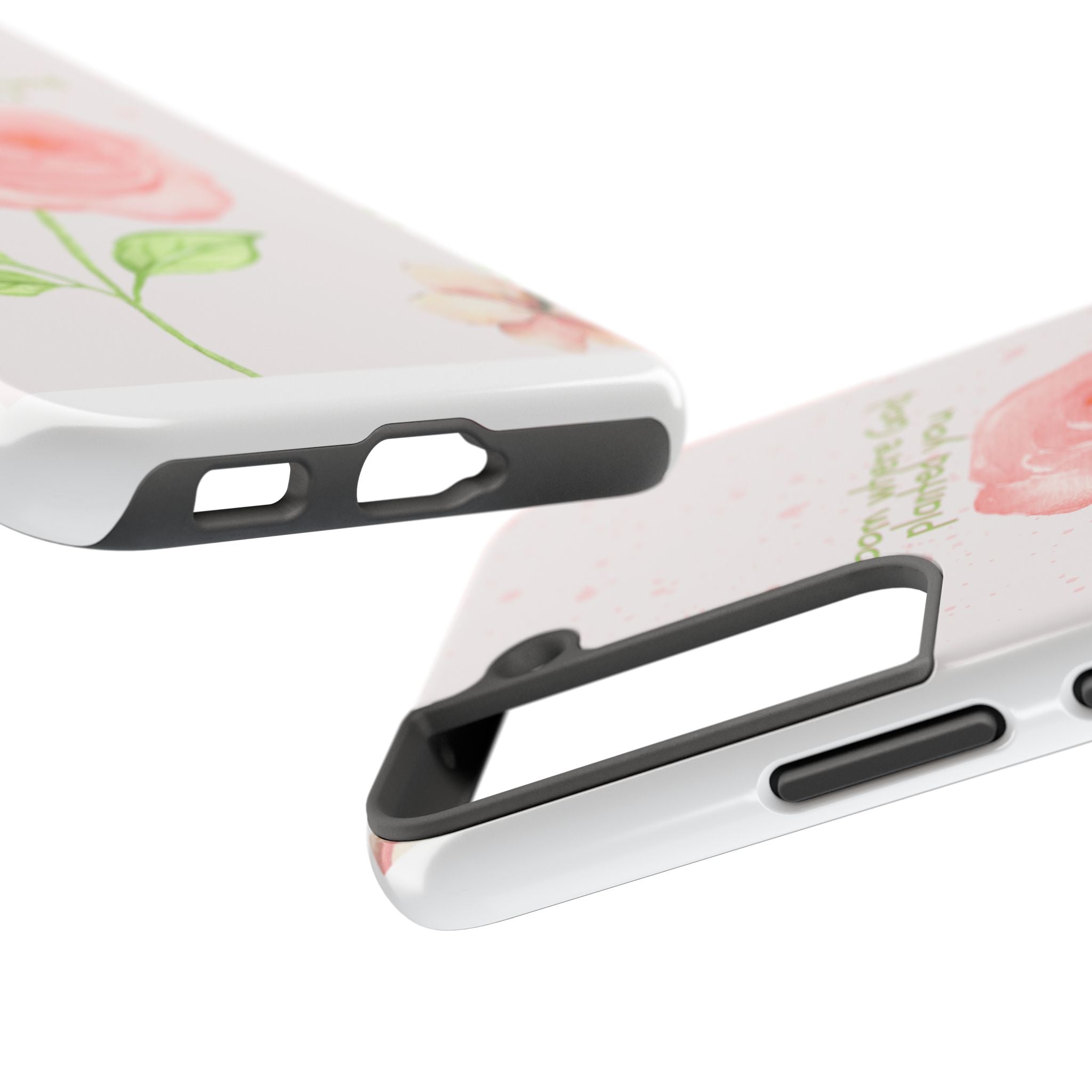 Bloom Where God Planted You Tough Phone Case — Floral Christian iPhone Cover