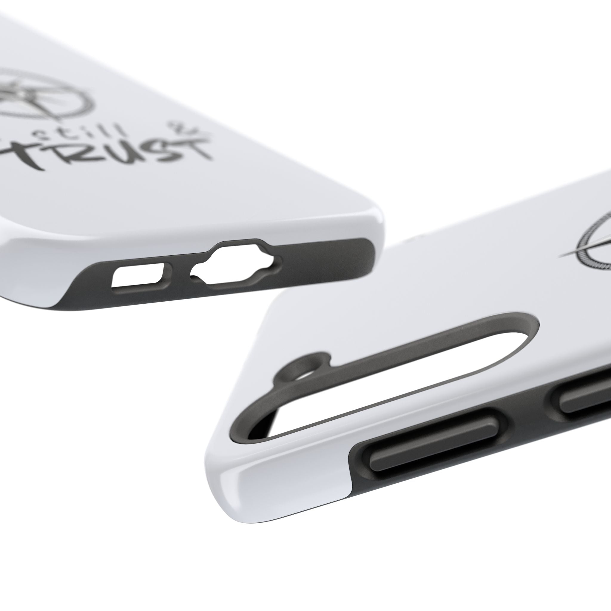 Be Still & Trust Compass Phone Case — Christian Inspirational Tough Phone Case