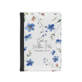 Floral "God is Within Her" Passport Cover — Psalms 46:5 Christian Travel Wallet