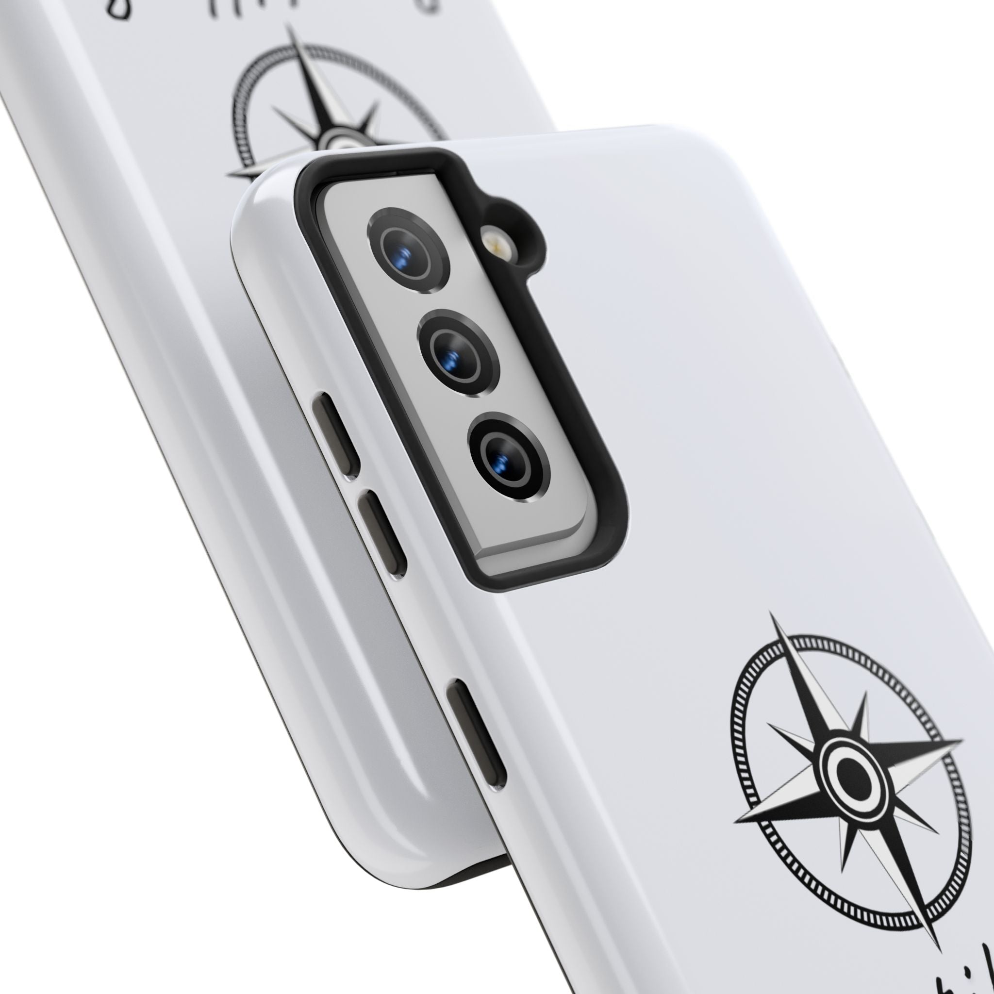 Be Still & Trust Compass Phone Case — Christian Inspirational Tough Phone Case